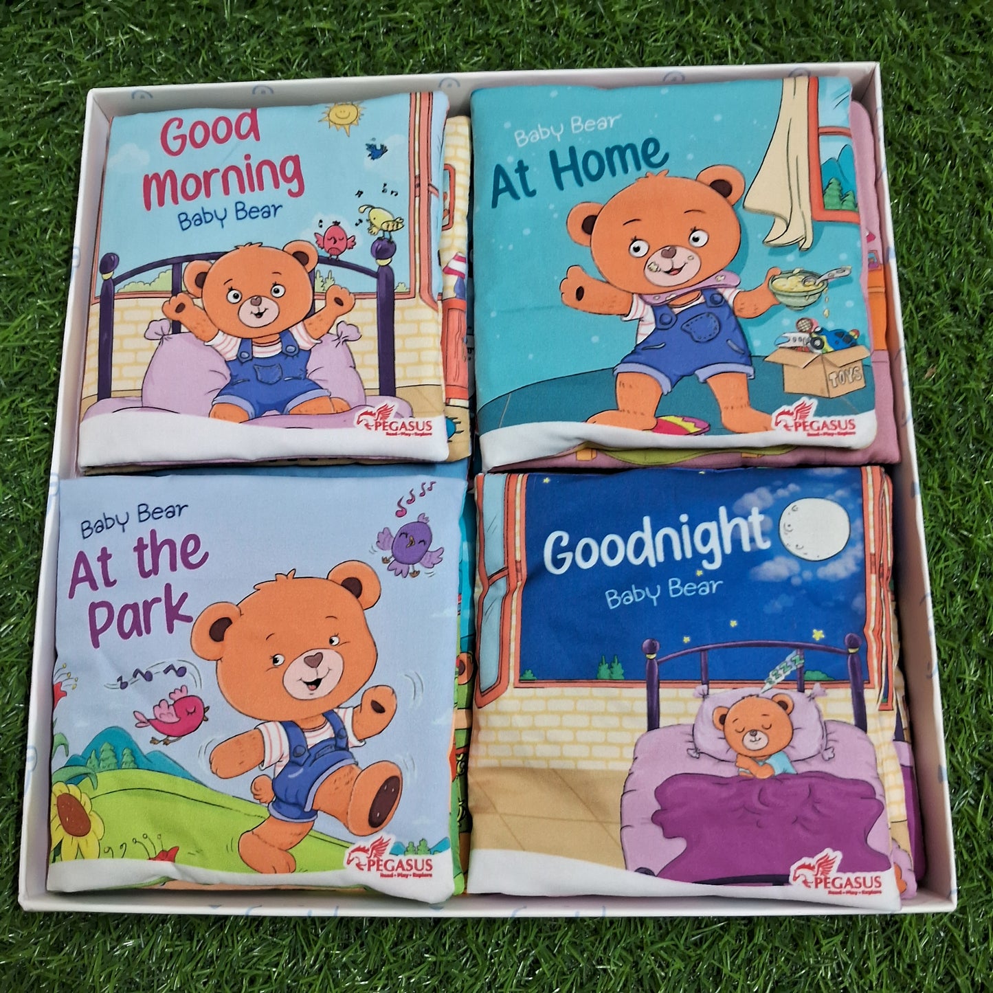 Baby Bear's Day Out ( Set Of 4 Cloth Books)