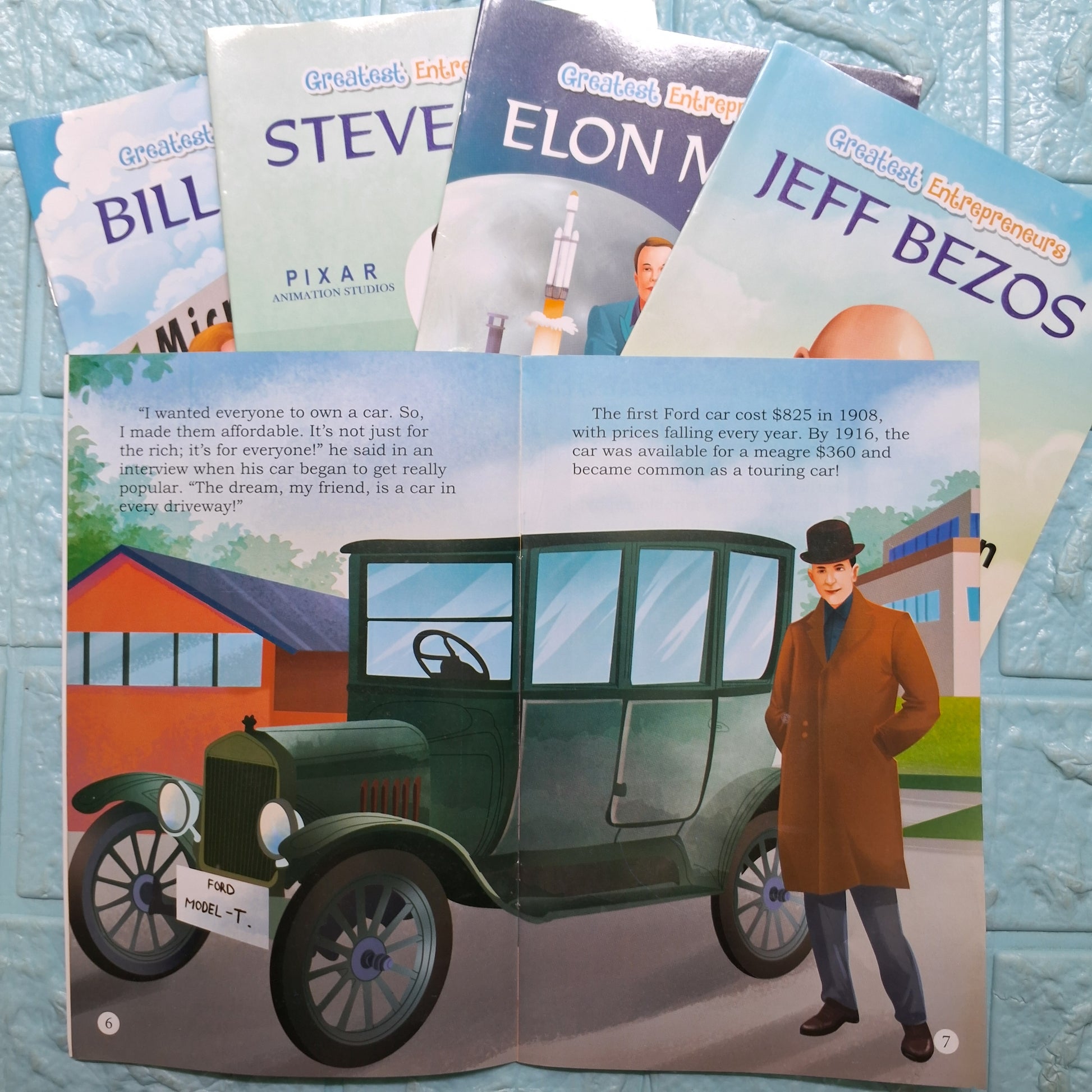 Greatest Entrepreneurs (Set of 5 Books) (Illustrated)