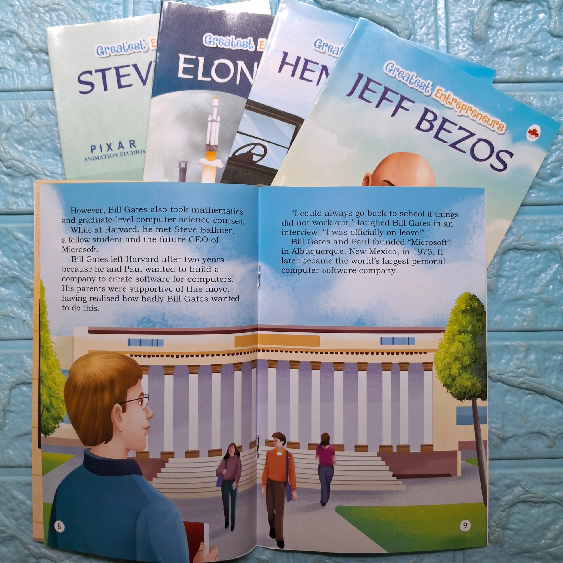 Greatest Entrepreneurs (Set of 5 Books) (Illustrated)