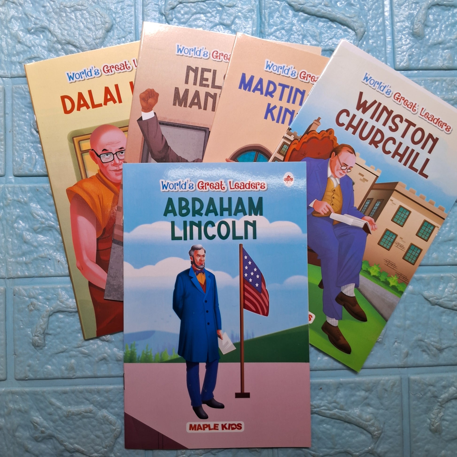 World's Great Leaders (Set of 5 
Books)