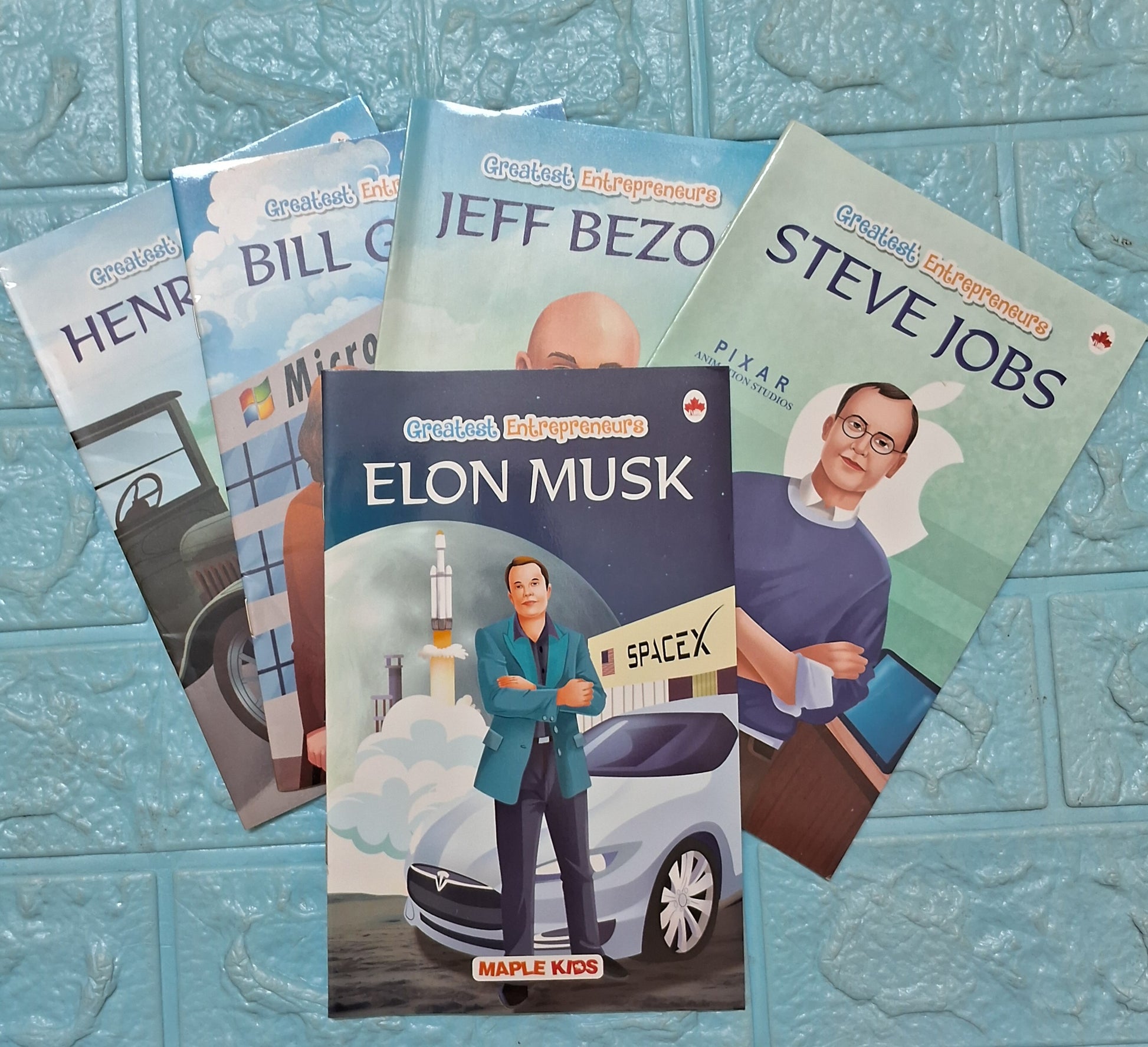 Greatest Entrepreneurs (Set of 5 Books) (Illustrated)