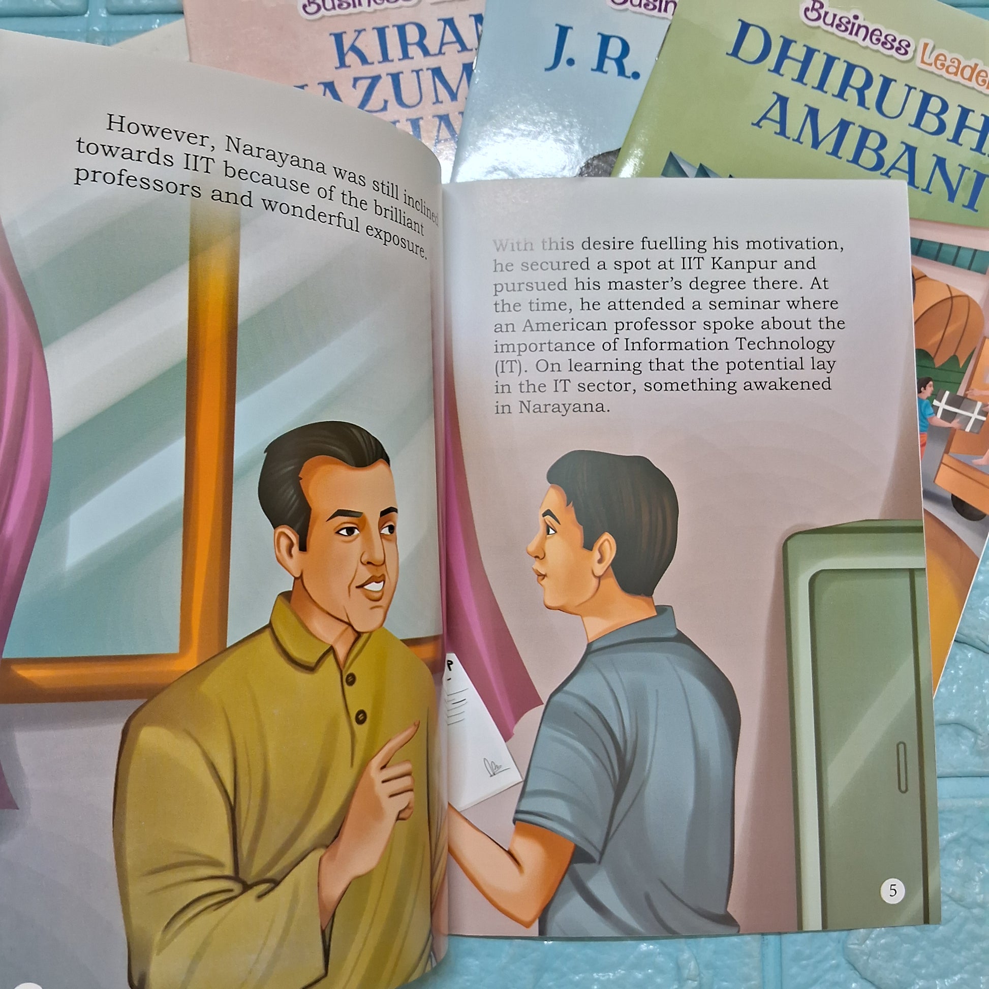 Indian Business Leaders (Set of 5 Books) (Illustrated)