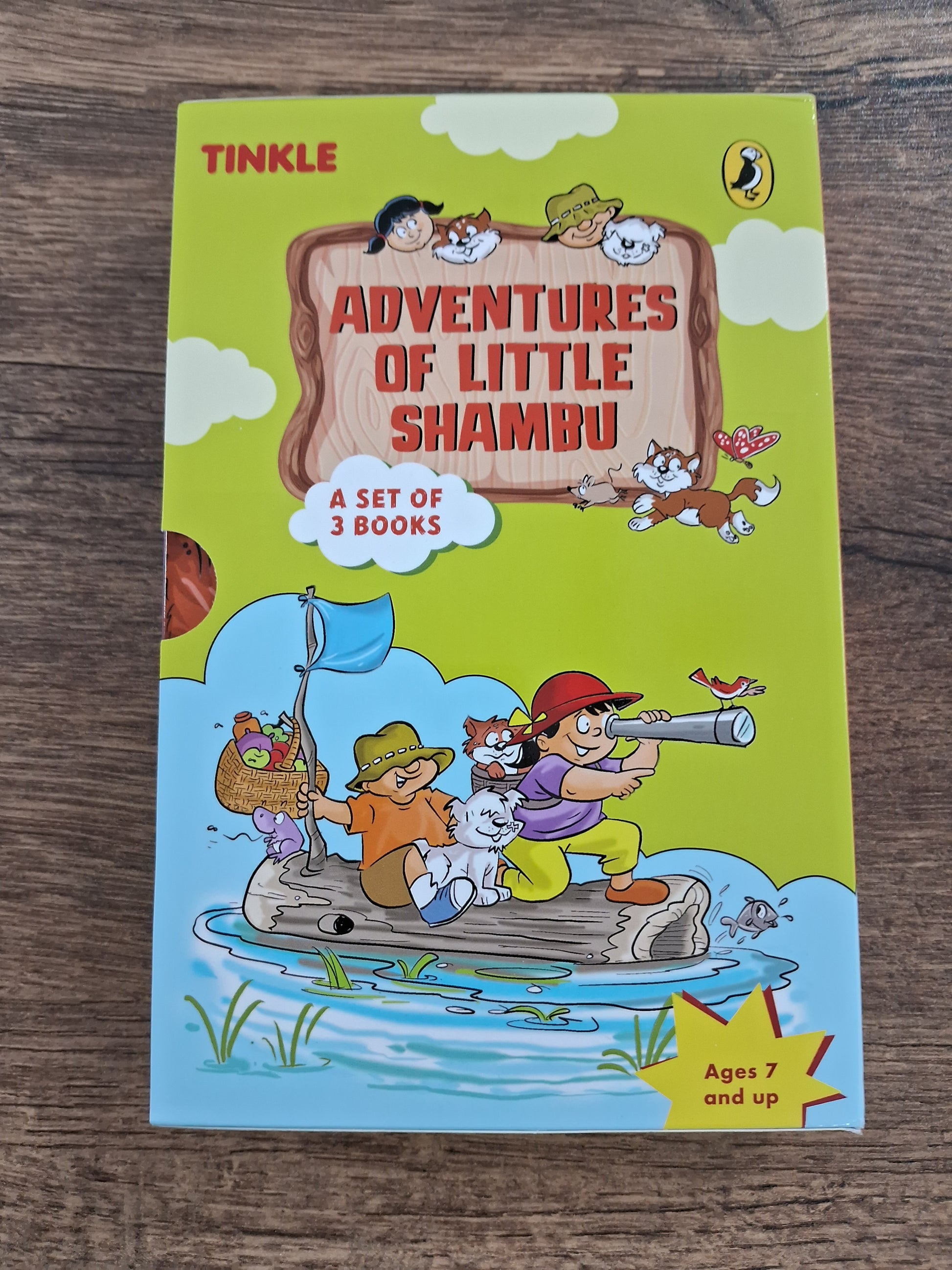 Adventures of Little Shambu - a set of 3 books