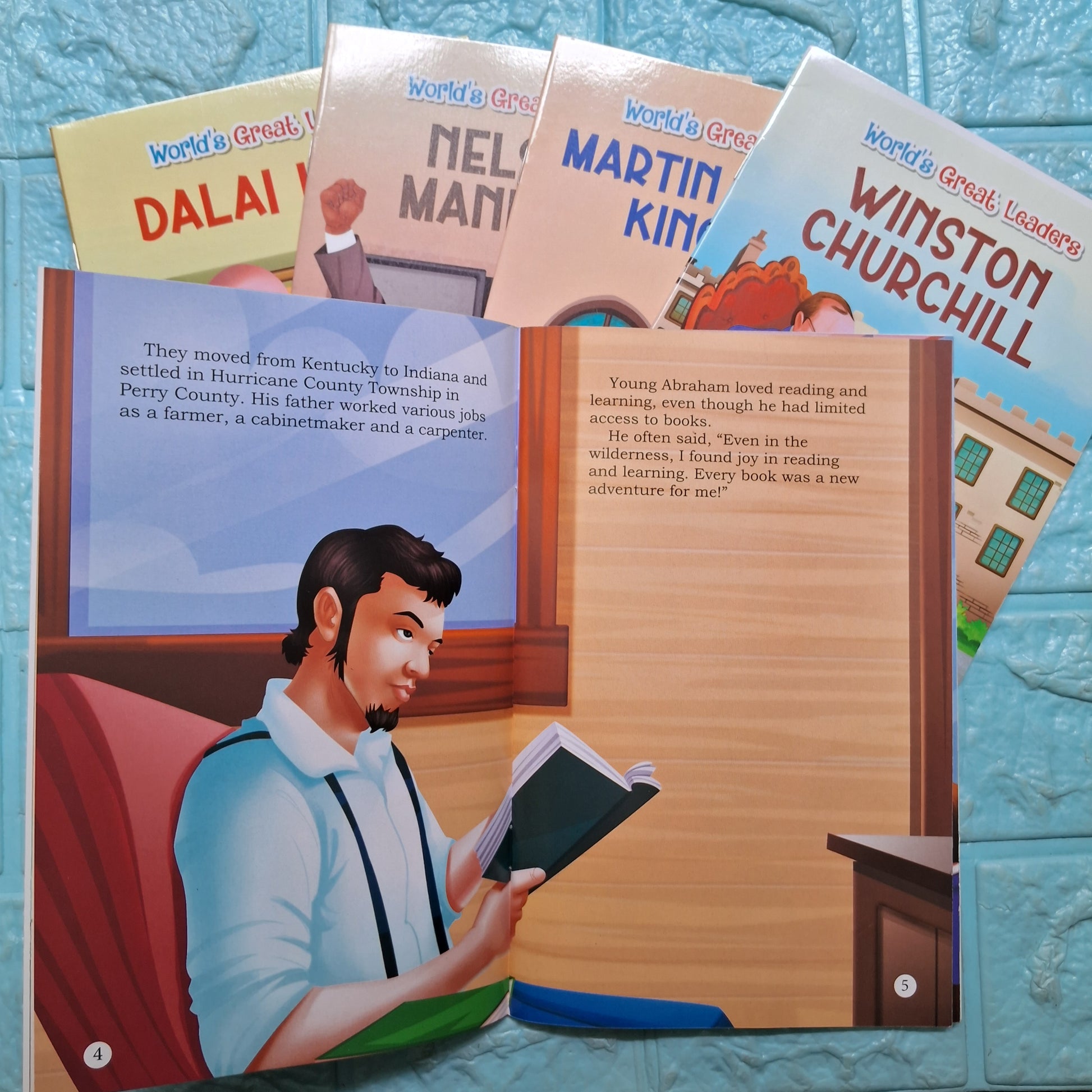 World's Great Leaders (Set of 5 
Books)