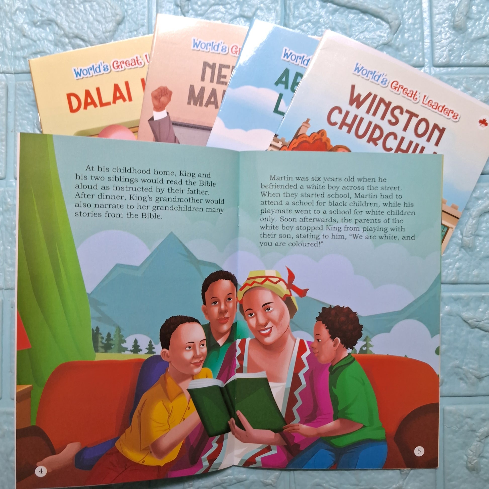 World's Great Leaders (Set of 5 
Books)