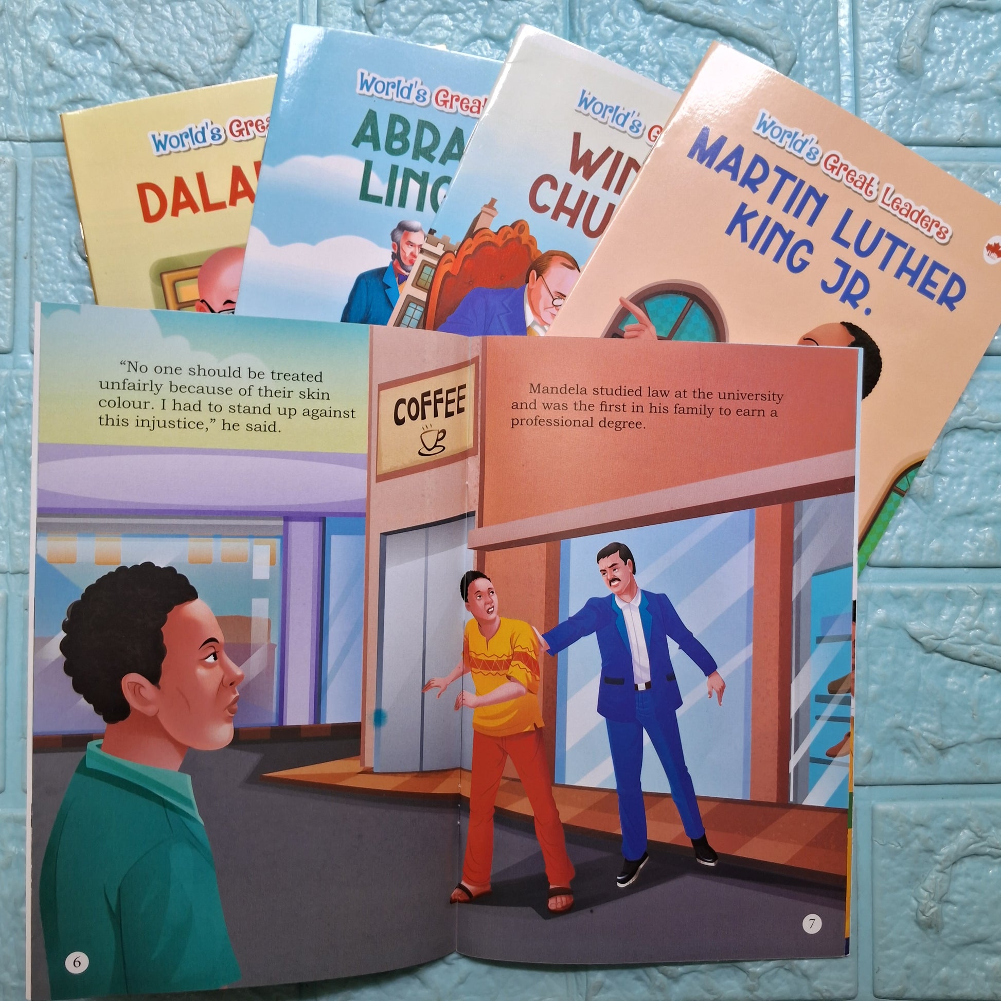 World's Great Leaders (Set of 5 
Books)