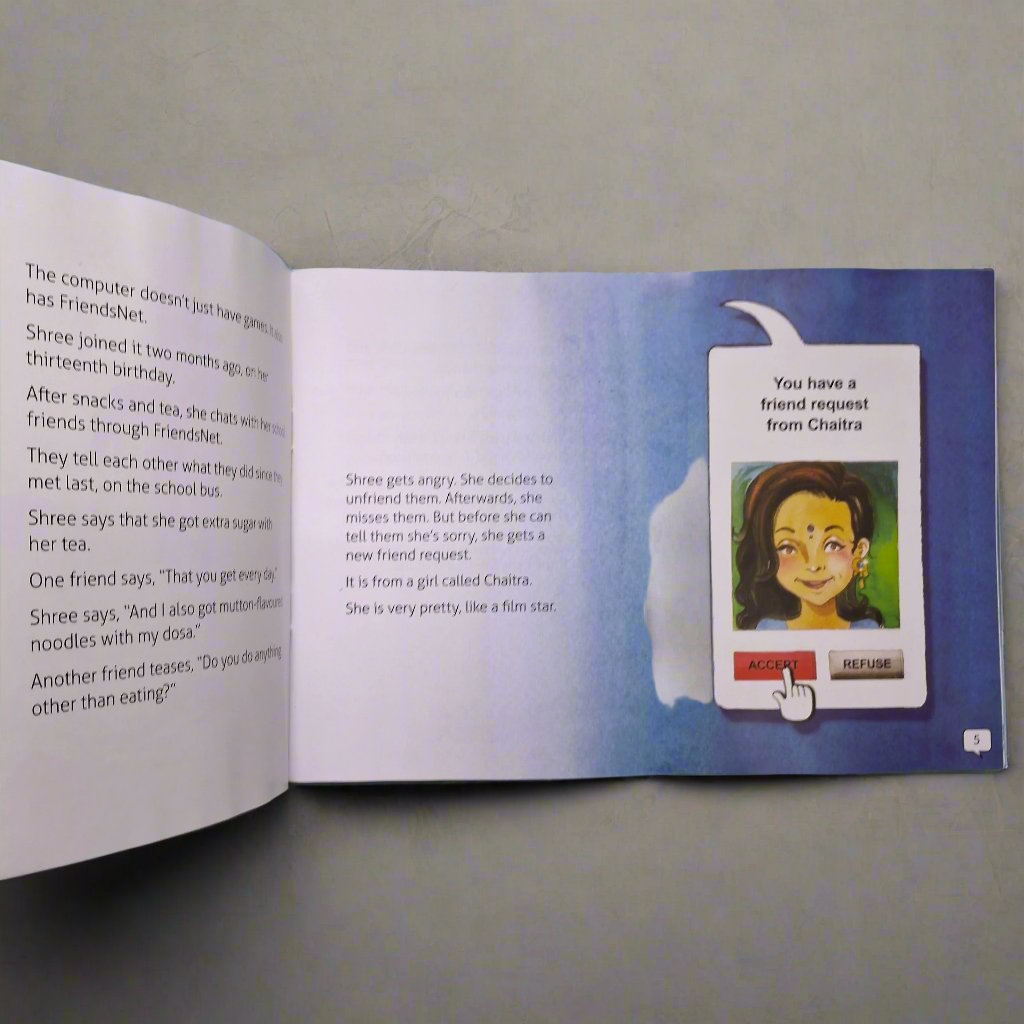 The Mystery of the Cyber Friend - English - Level4 - Pratham