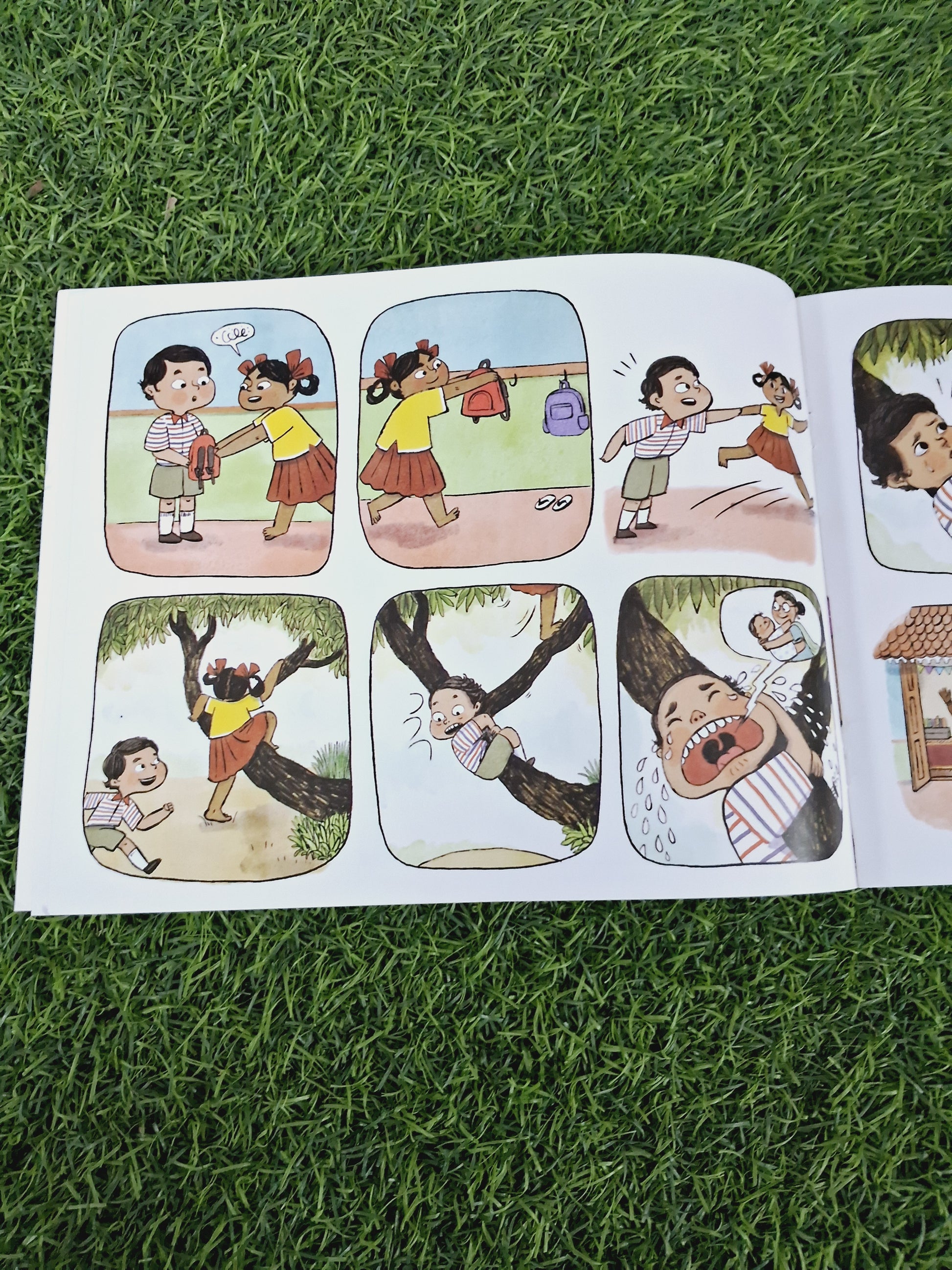 Ikru's First Day of School - Pratham English - Wordless Book