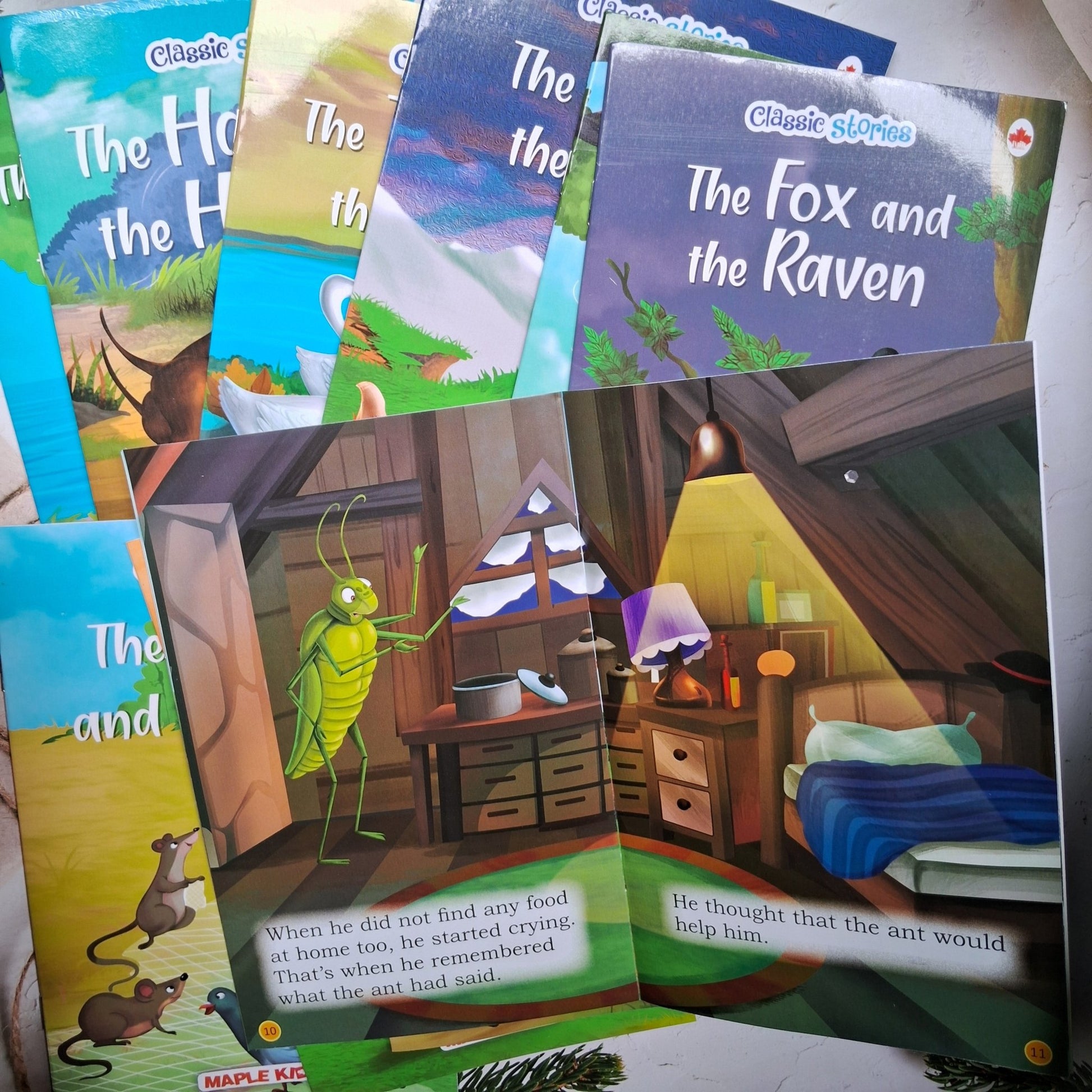 Story Books for Kids - Classic Stories (Illustrated) (Set of 10 Books) - We Are Turners