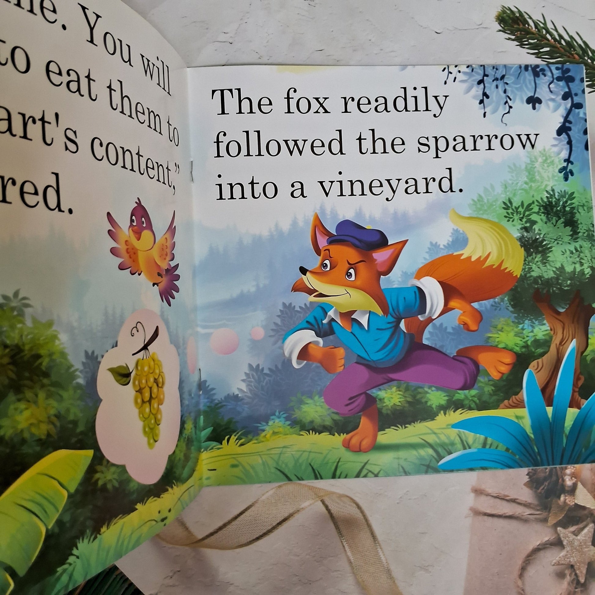 The Fox and the Sour Grapes - Large Print - We Are Turners