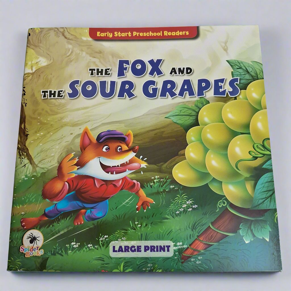 The Fox and the Sour Grapes - Large Print - We Are Turners