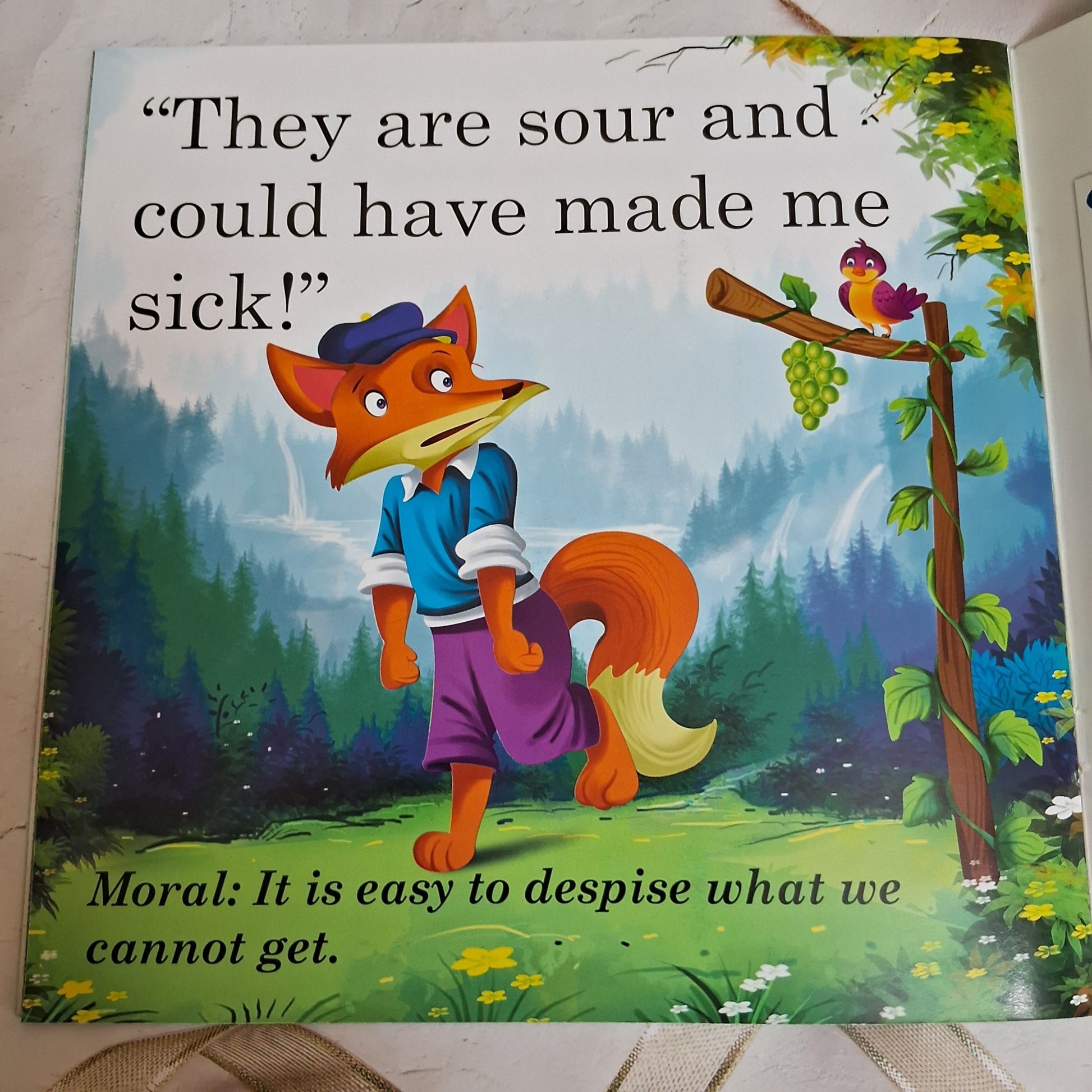 The Fox and the Sour Grapes - Large Print - We Are Turners