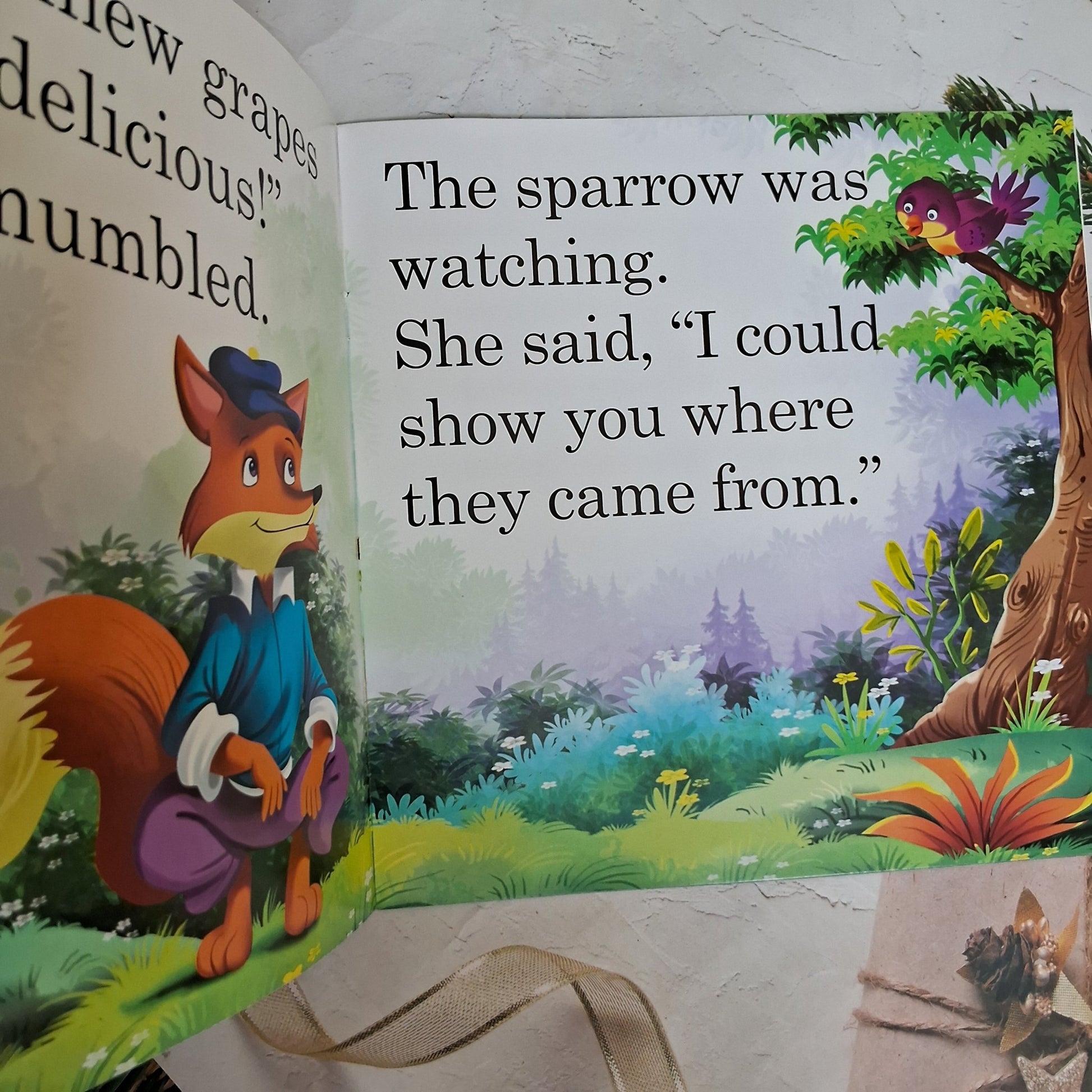 The Fox and the Sour Grapes - Large Print - We Are Turners