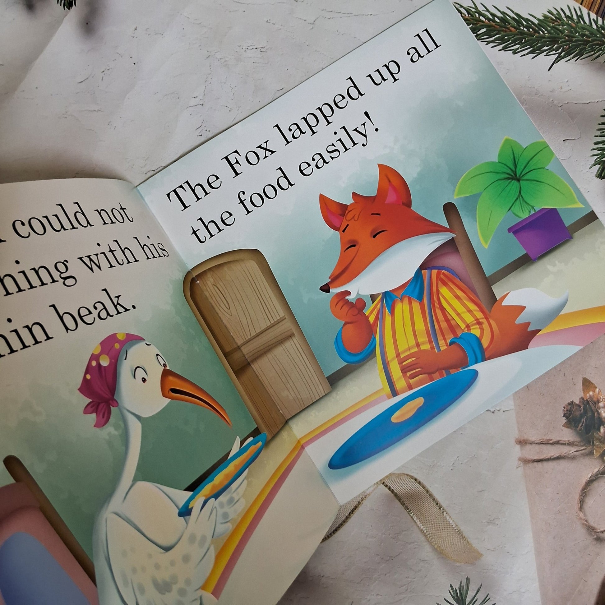 The Fox and the Stork - Large Print - We Are Turners