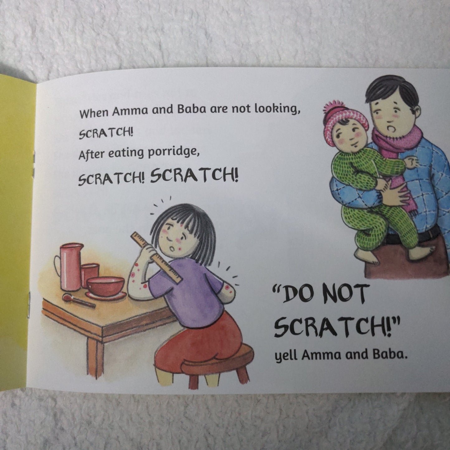 Scratch! Scratch! Scratch! - English