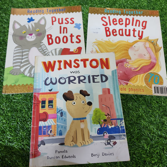 Puss in Boots, Sleeping Beauty, Winston Worried