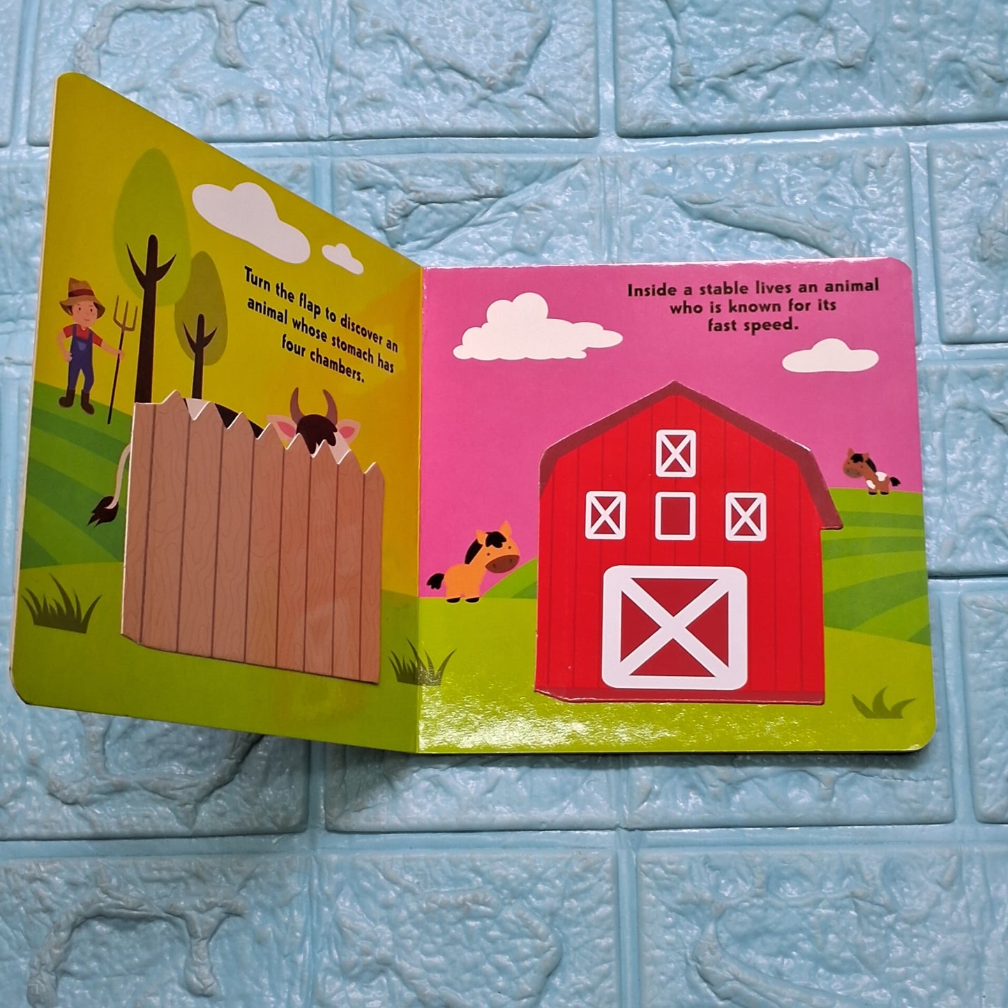 Lift A Flap : Farm Animals - Who's Hiding?