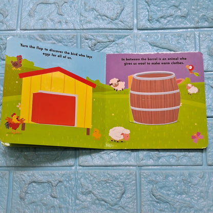 Lift A Flap : Farm Animals - Who's Hiding?
