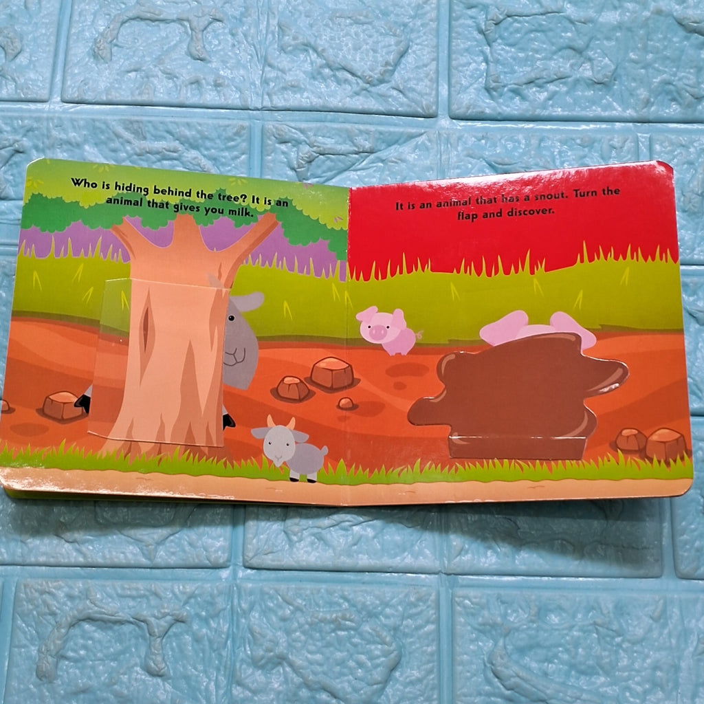Lift A Flap : Farm Animals - Who's Hiding?