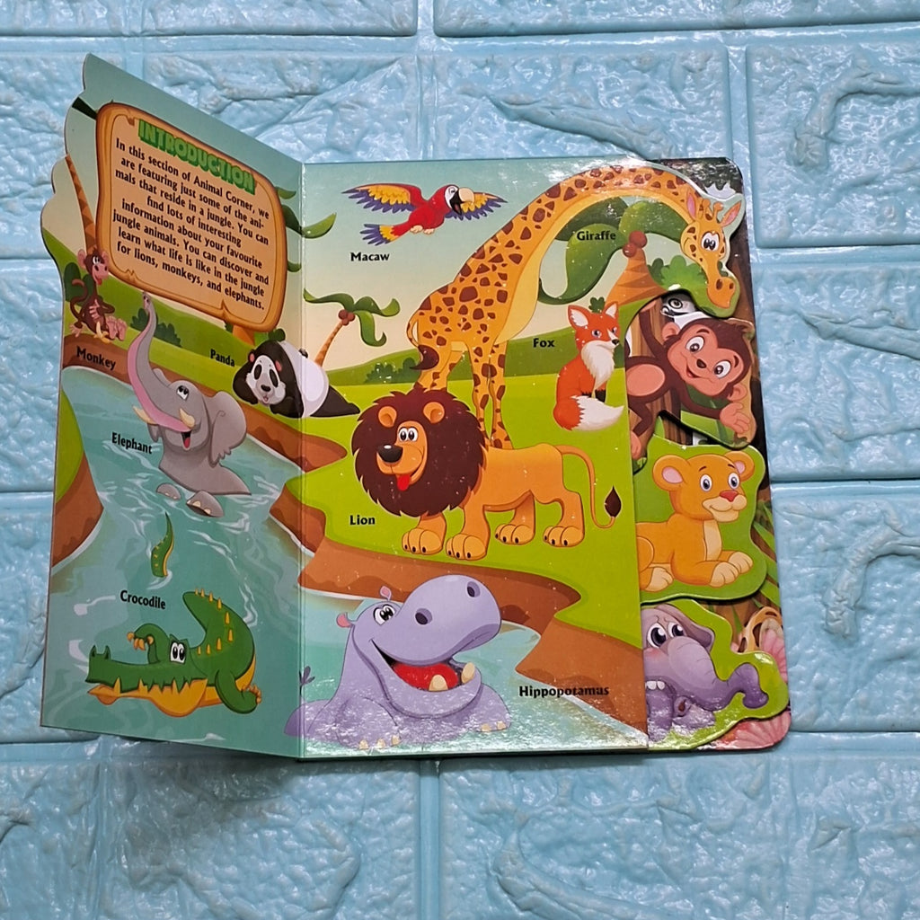 Step Cut Board Book- Jungle friends