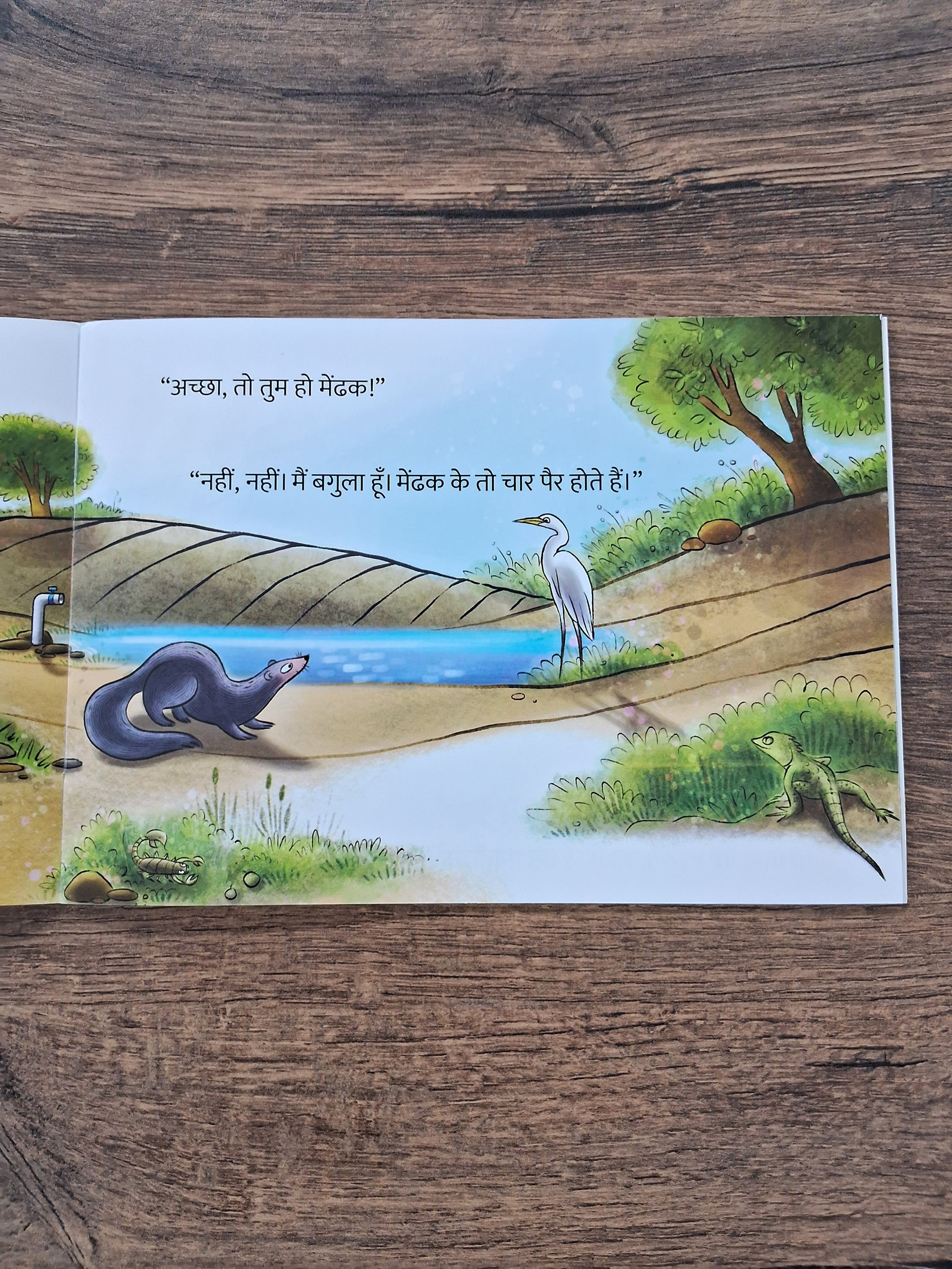 Baby Mongoose Goes Looking For a Frog - Hindi Pratham Level1