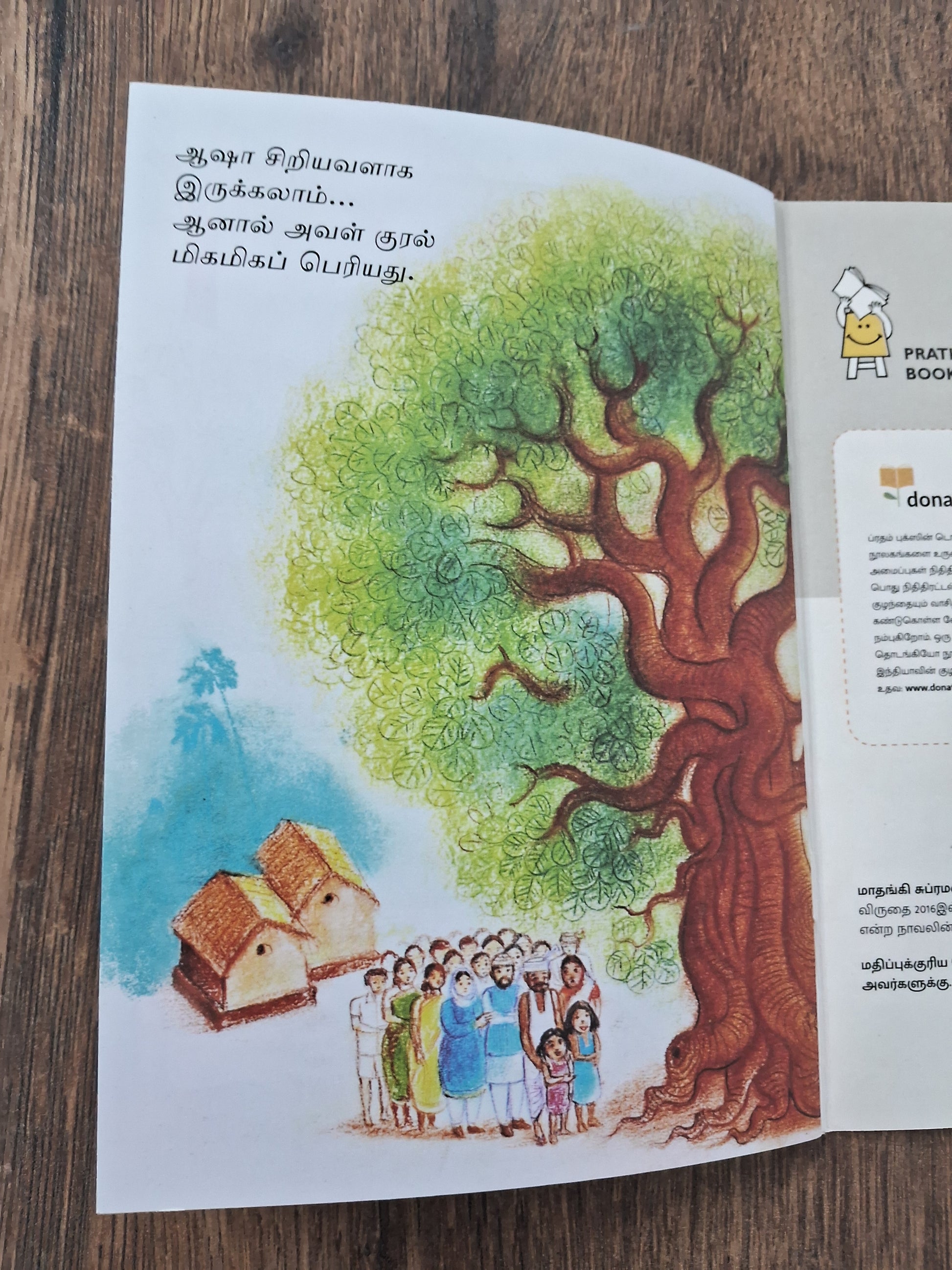 Asha's Voice (hi-low-level book) - Tamil Pratham Level 3