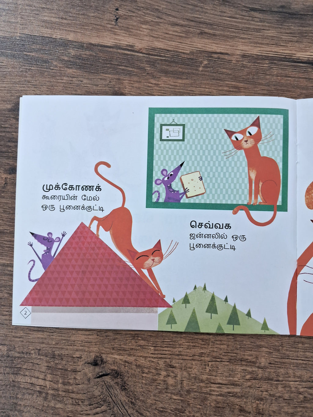Cube Cat, Cone Cat - Tamil Pratham Level2