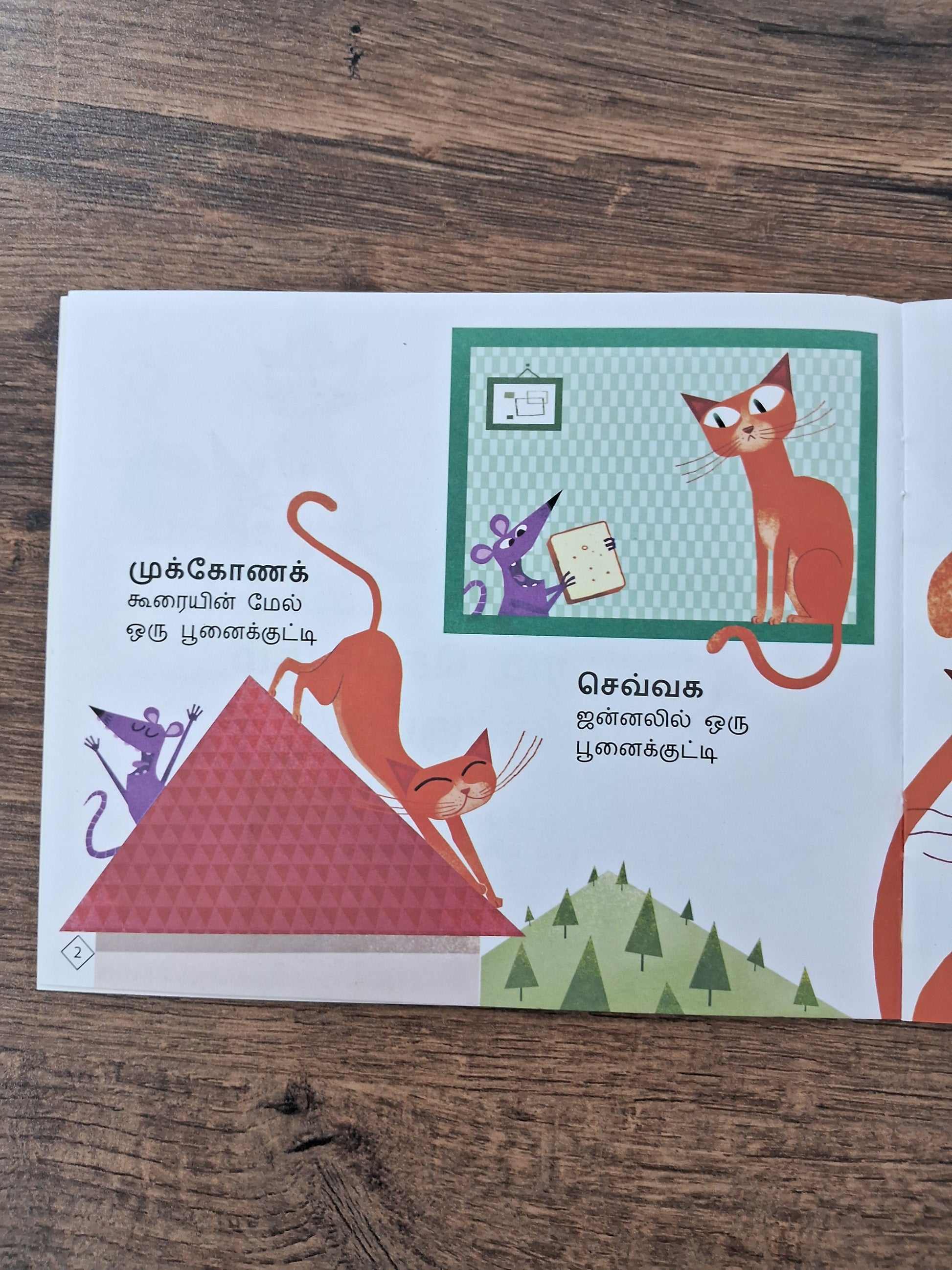 Cube Cat, Cone Cat - Tamil Pratham Level2