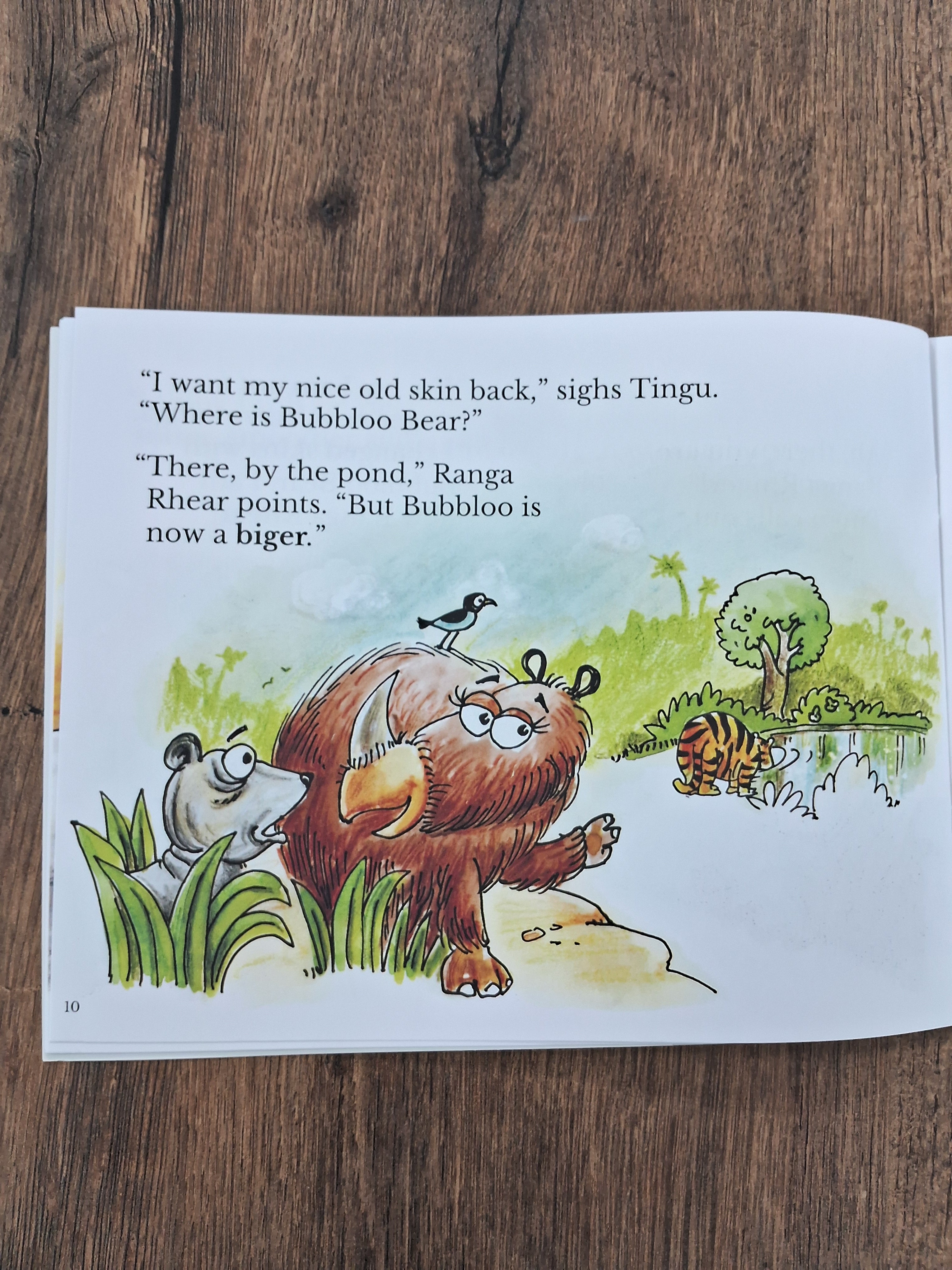 The Tino, The Rhear And The Biger - English Pratham - Level 2