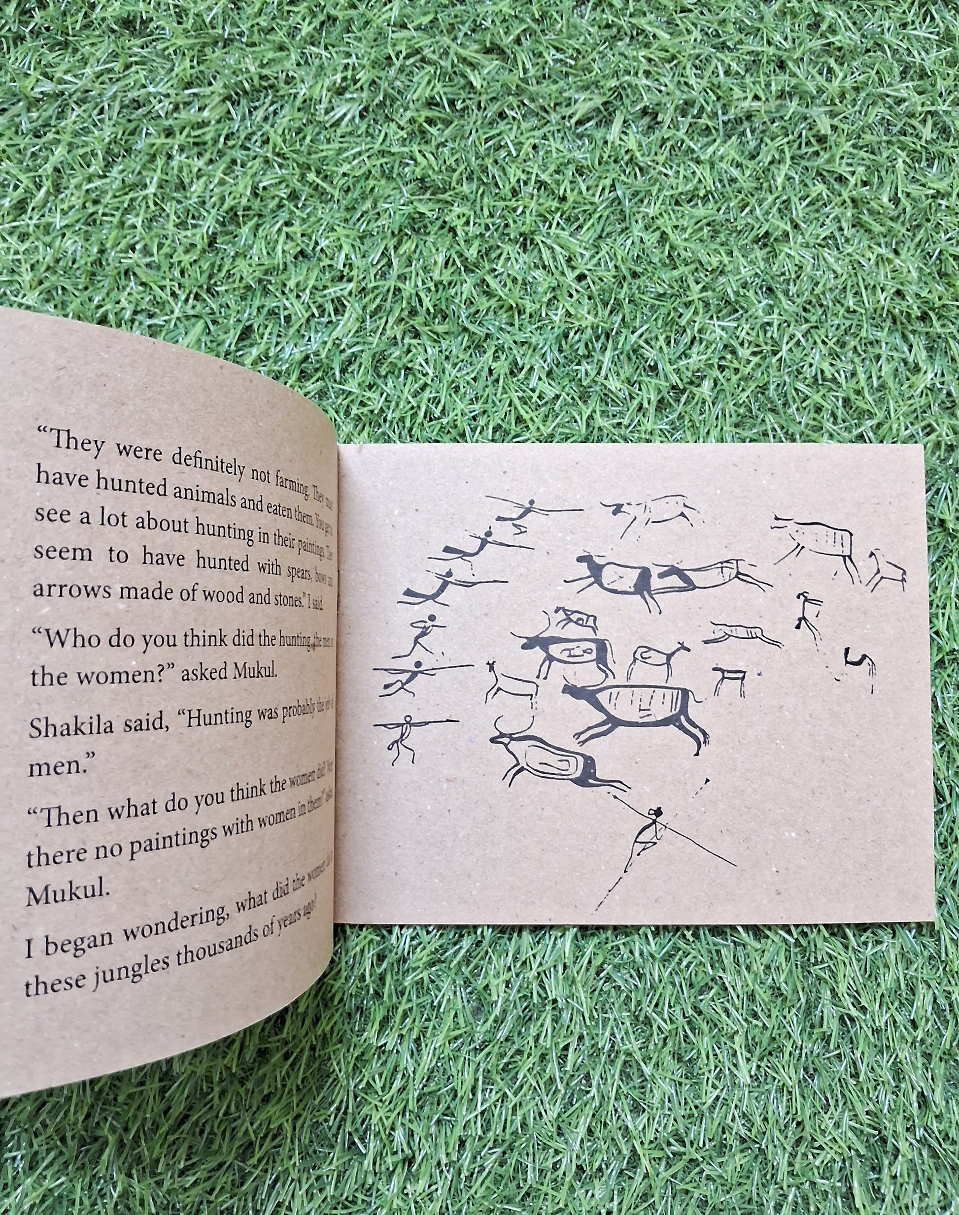 While the men went hunting, what did the women do?