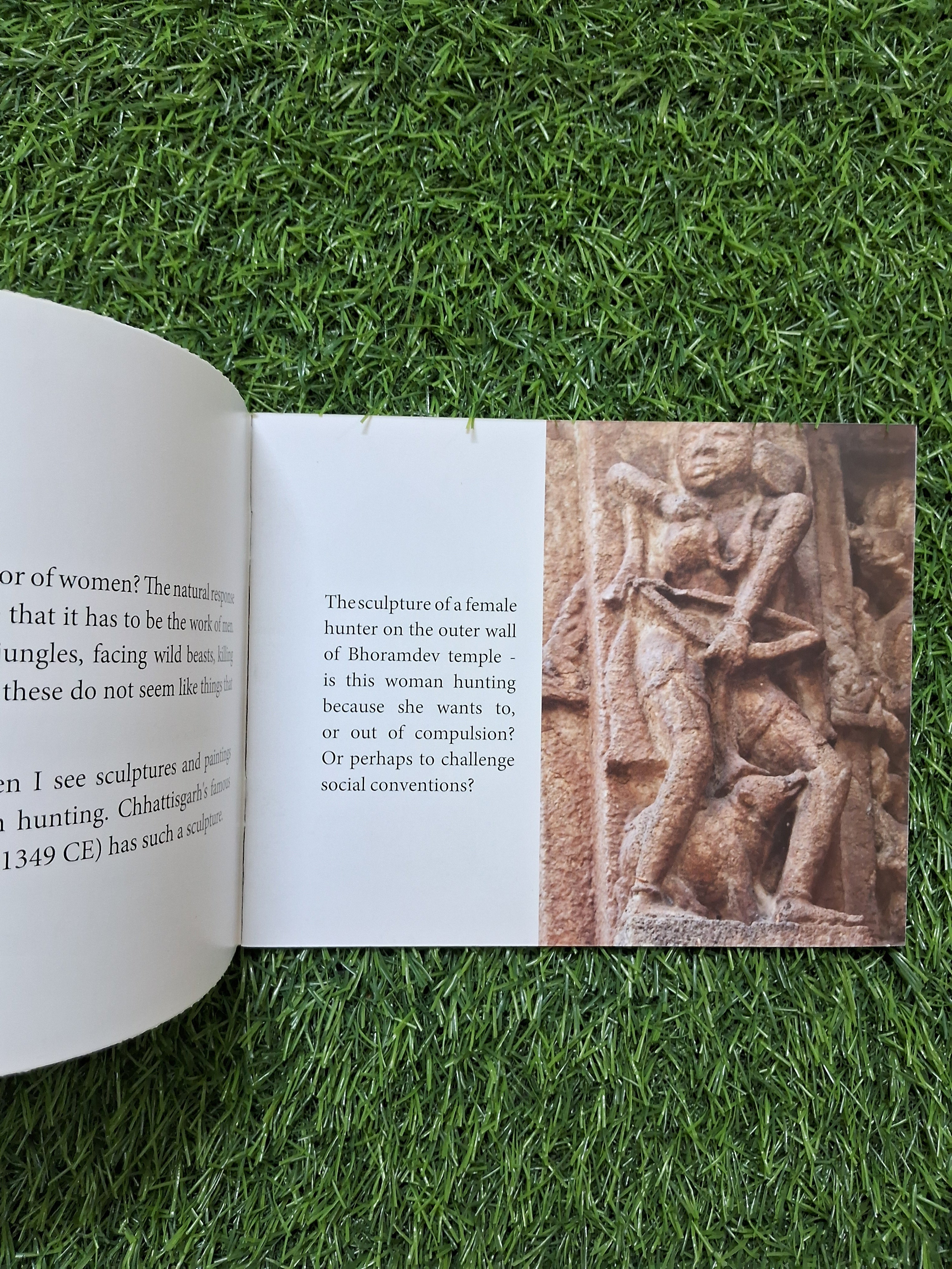 While the women went hunting, what did the men do?