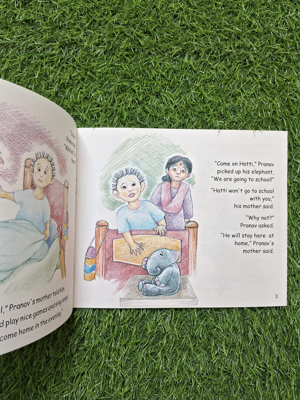 How Pranav went to School?