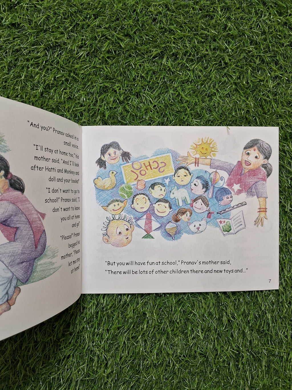 How Pranav went to School?