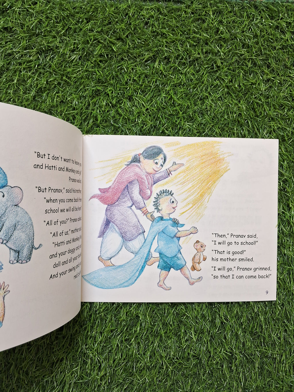 How Pranav went to School?