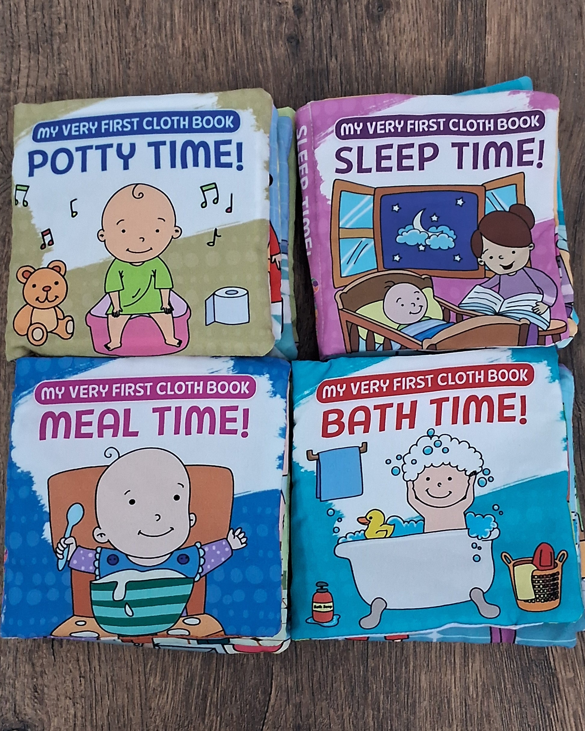 Cloth Book Combo - Bedtime Routine (Set of 4 Books)