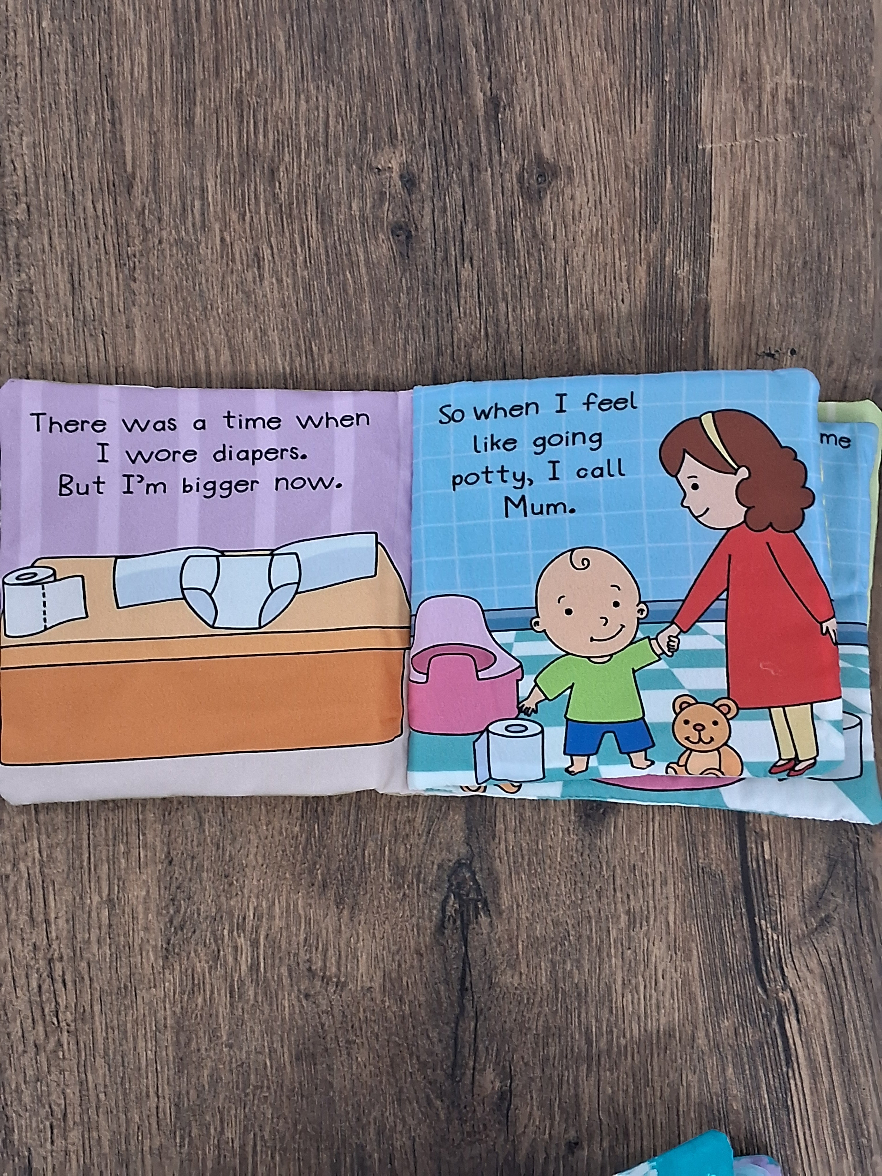 Potty Time - Daily Routine (Cloth Book)