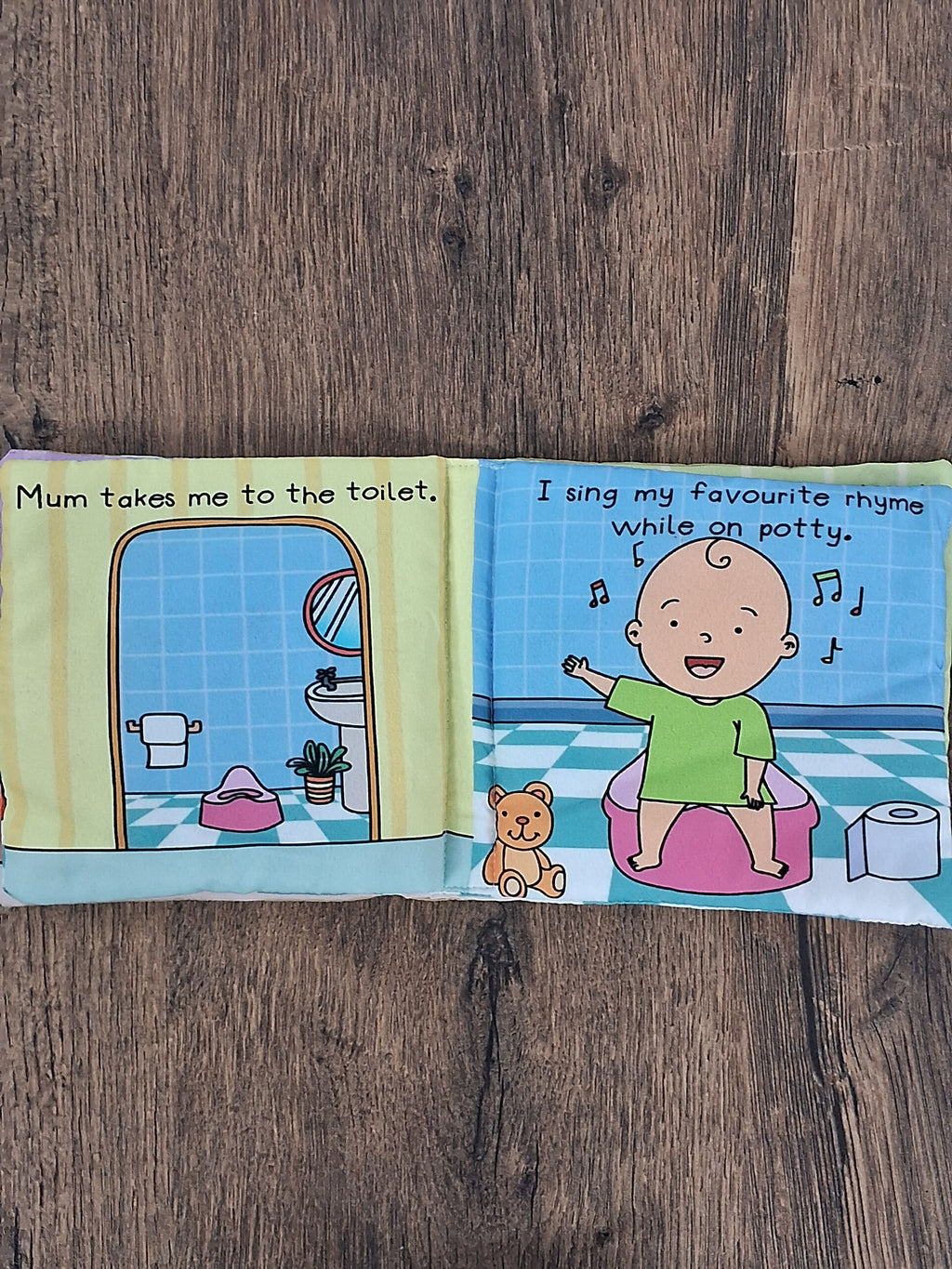 Potty Time - Daily Routine (Cloth Book)