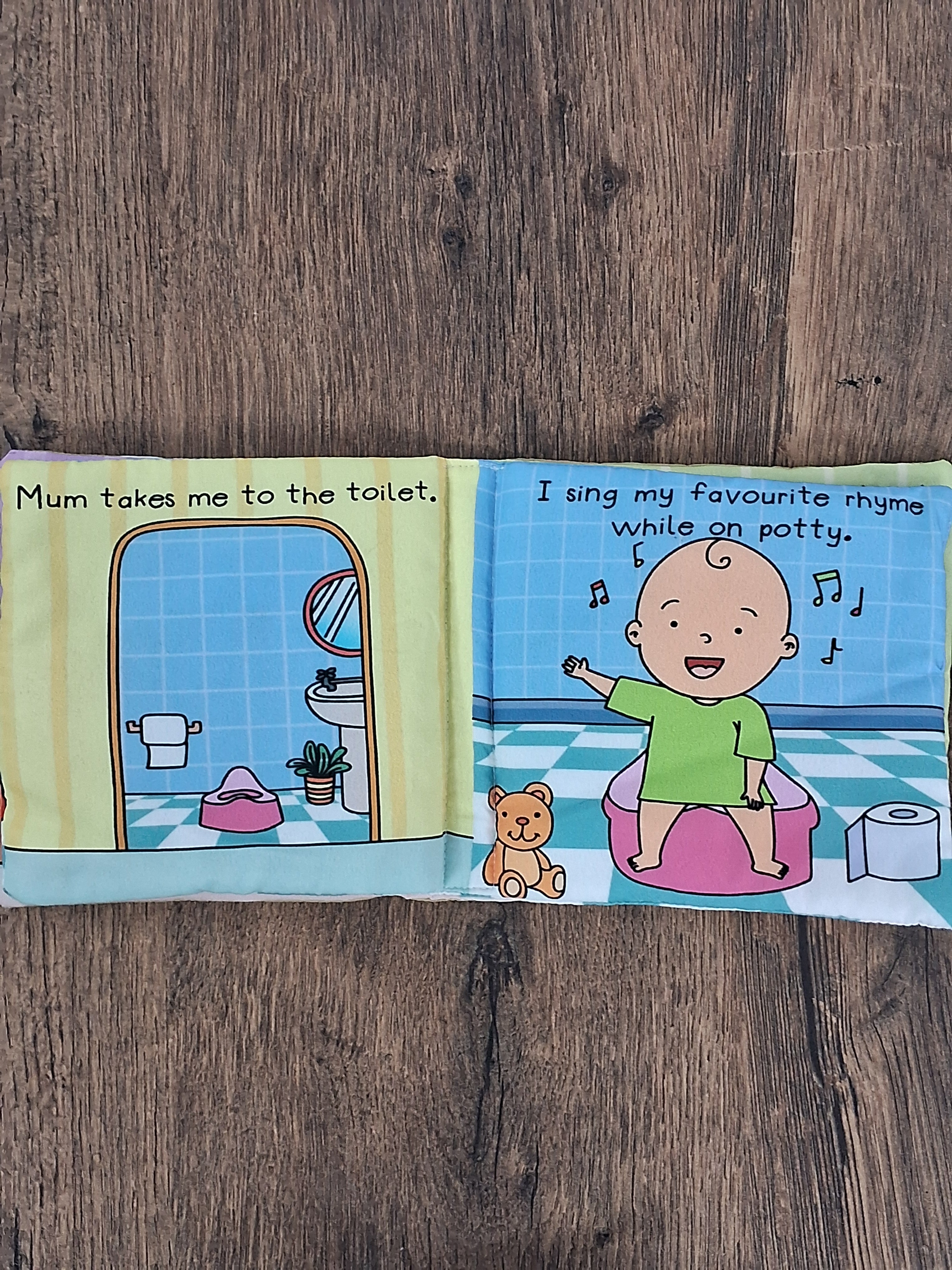 Potty Time - Daily Routine (Cloth Book)