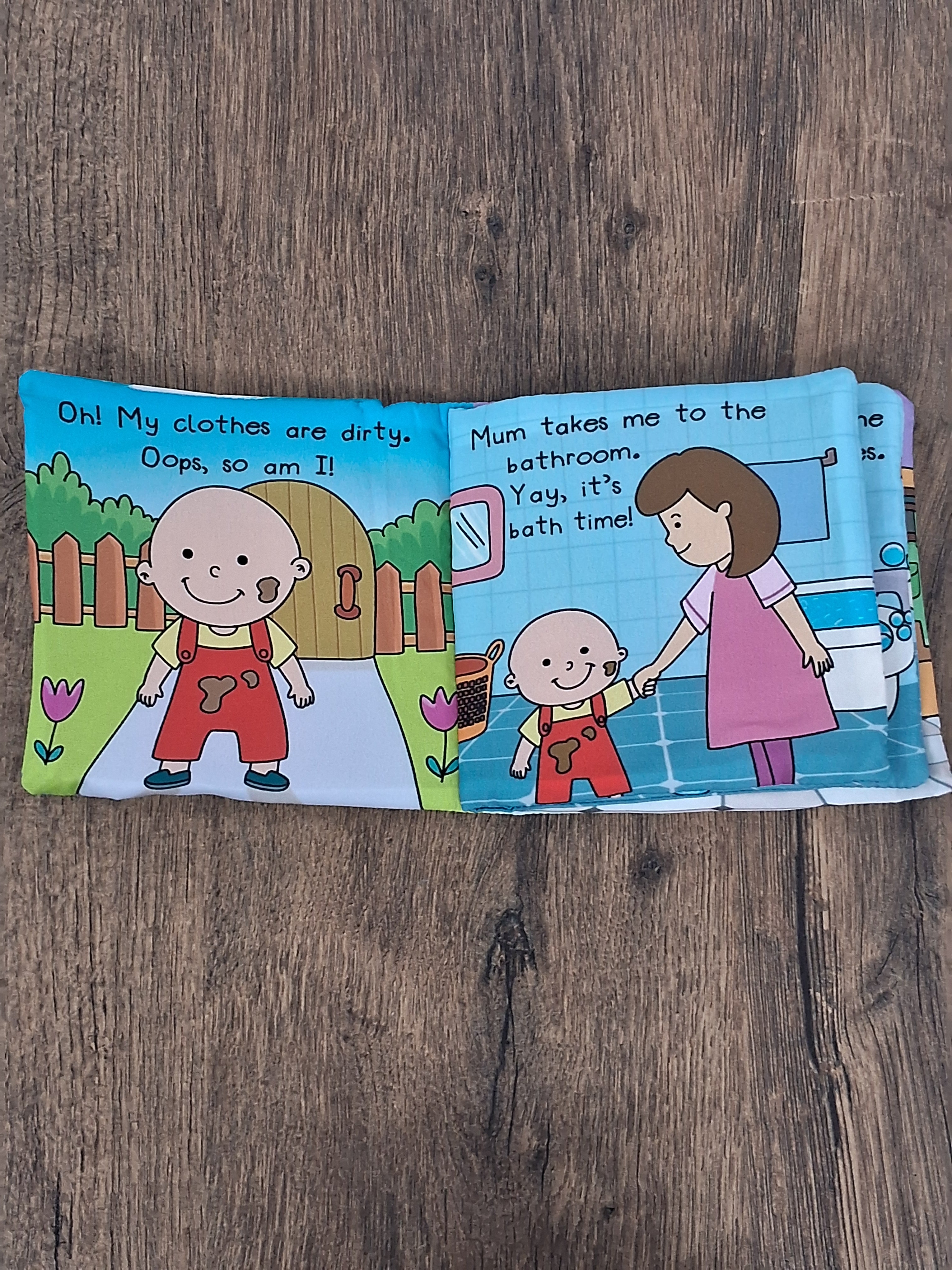 Bath Time - Daily Routine (Cloth Book)