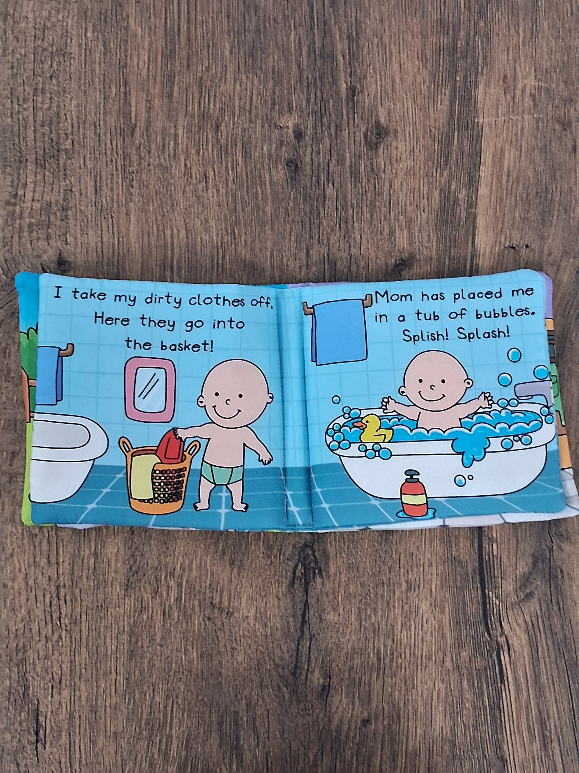 Bath Time - Daily Routine (Cloth Book)