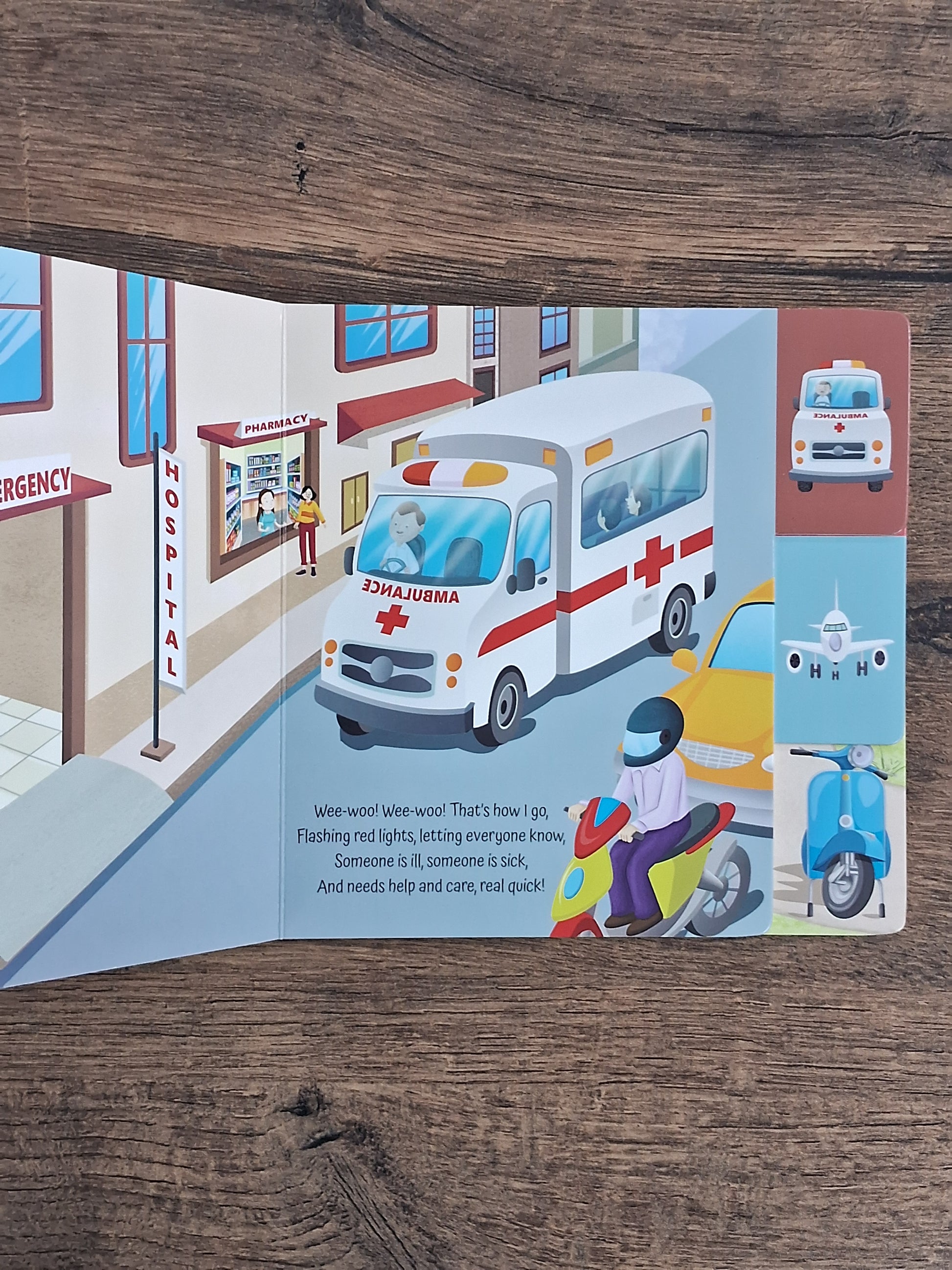 Vehicles - Tab Board Book