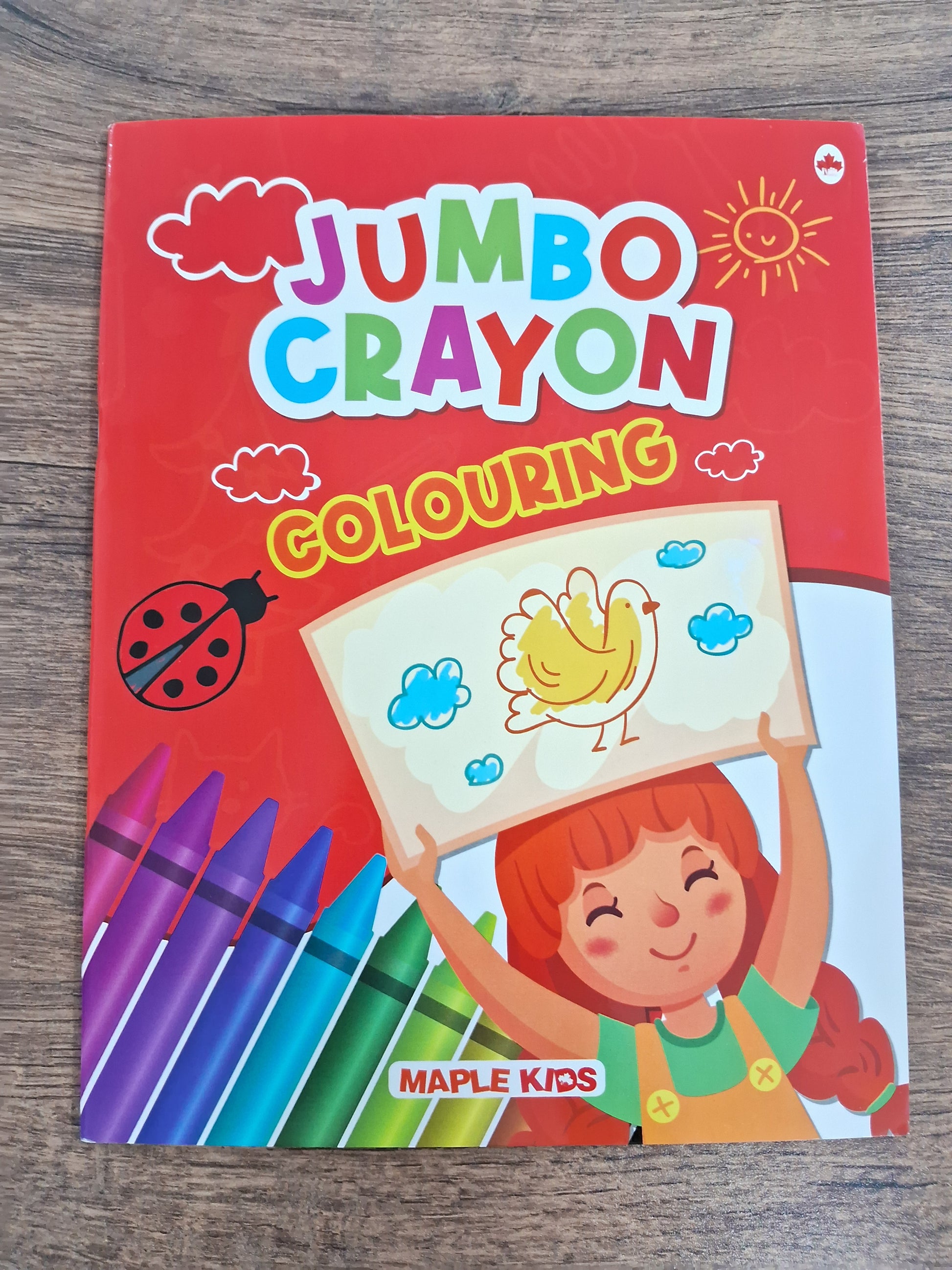 Jumbo Colouring Book - Crayon Colouring for children