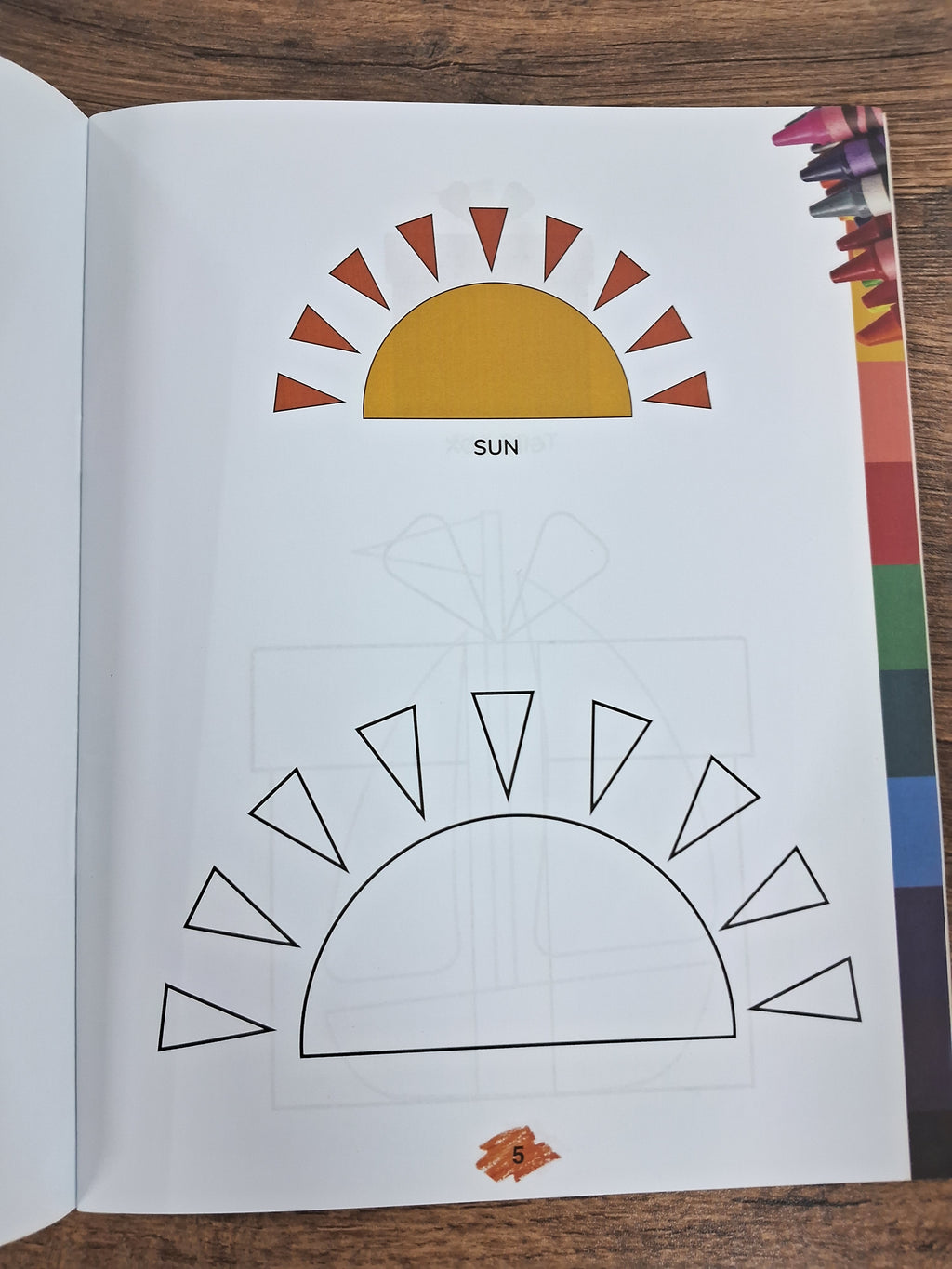 Jumbo Colouring Book - Crayon Colouring for children