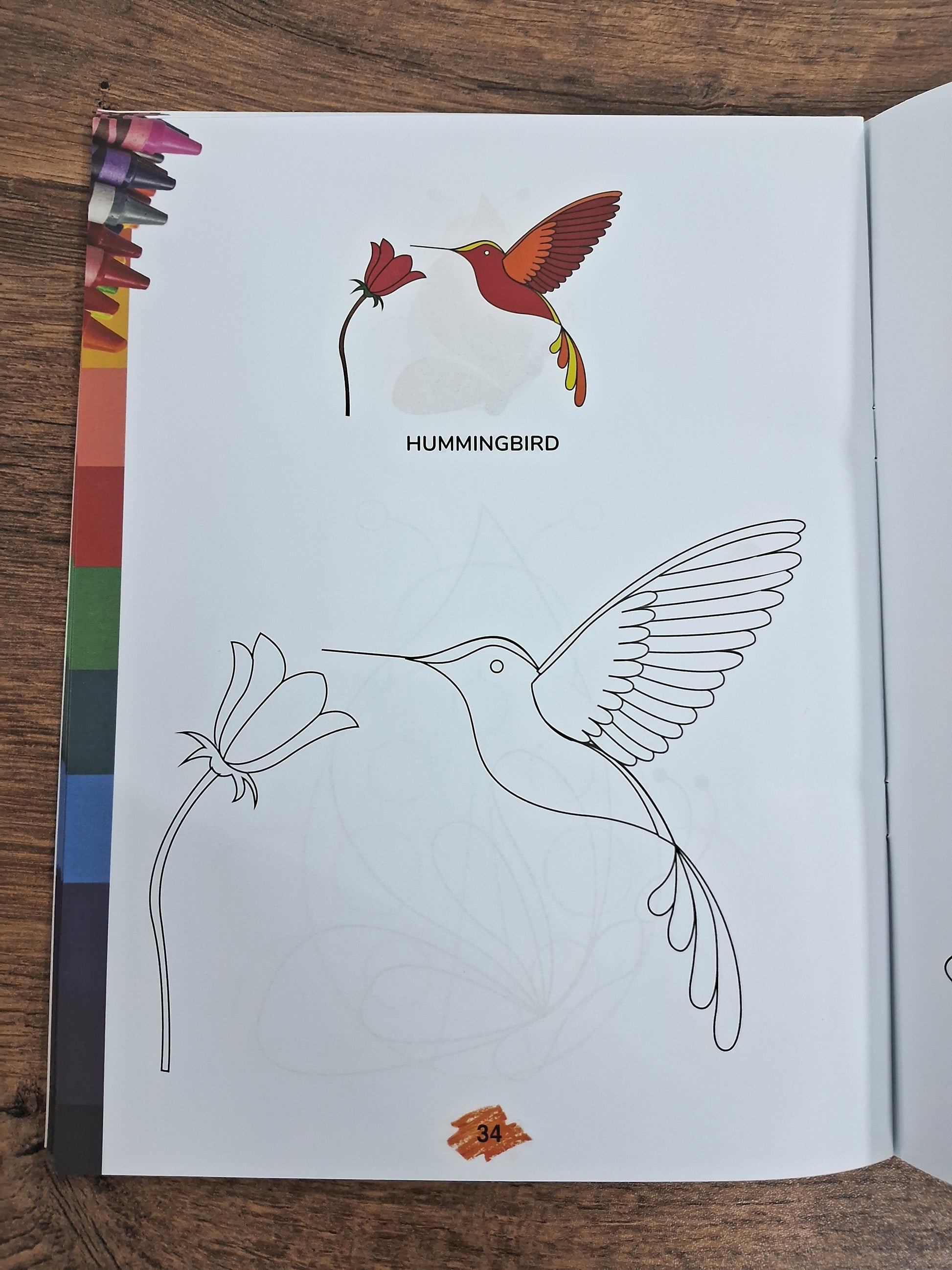 Jumbo Colouring Book - Crayon Colouring for children