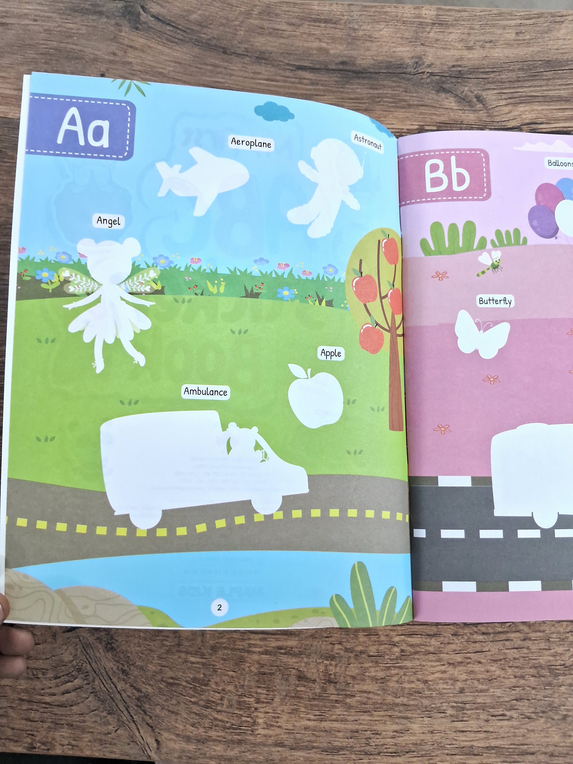 My First ABC Sticker book.