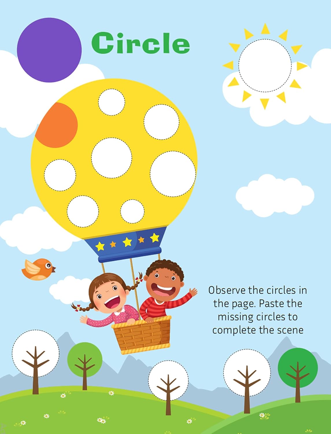 Shapes and Opposites - Sticker Book