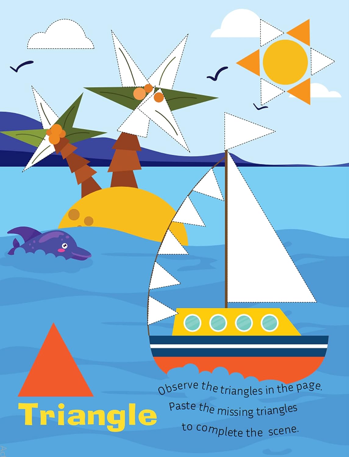 Shapes and Opposites - Sticker Book
