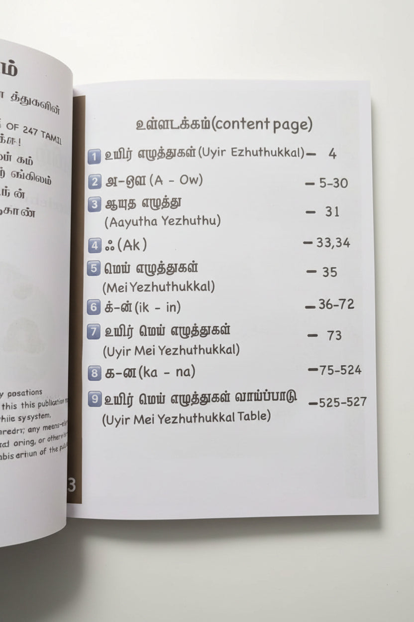 247 தமிழ் எழுத்துகளின் விழா - A Celebration of 247 Letters