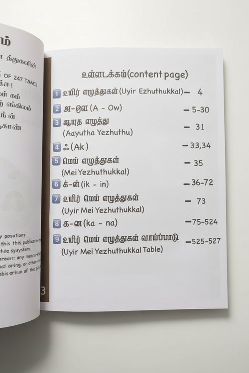 247 தமிழ் எழுத்துகளின் விழா - A Celebration of 247 Letters