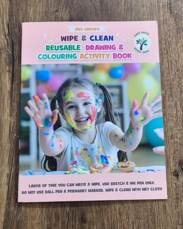 Reusable Coloring Practice Book